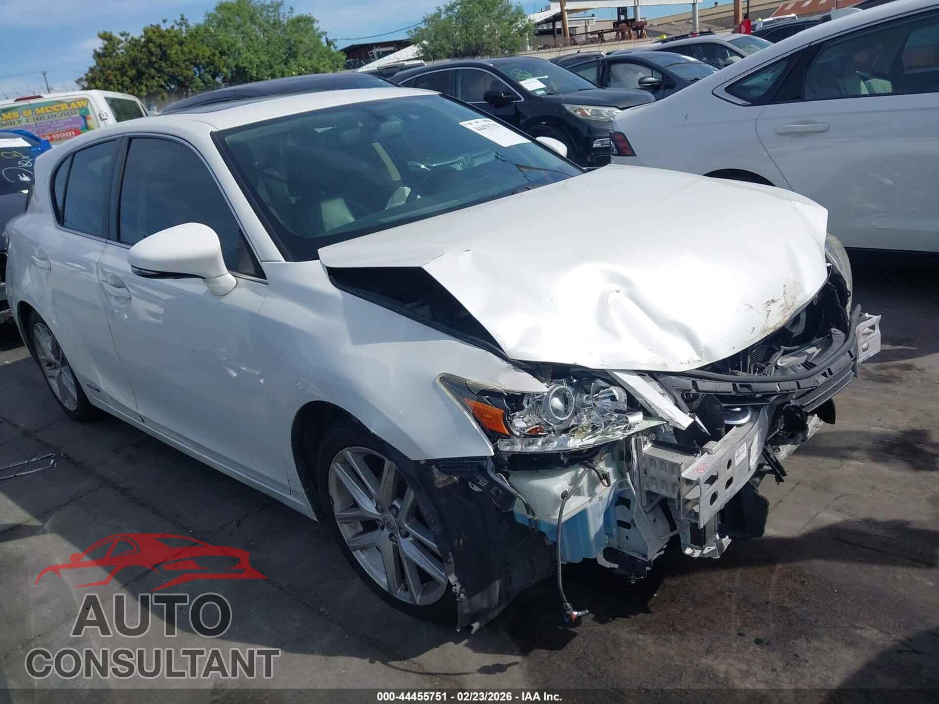 LEXUS CT 200H 2014 - JTHKD5BH4E2207854
