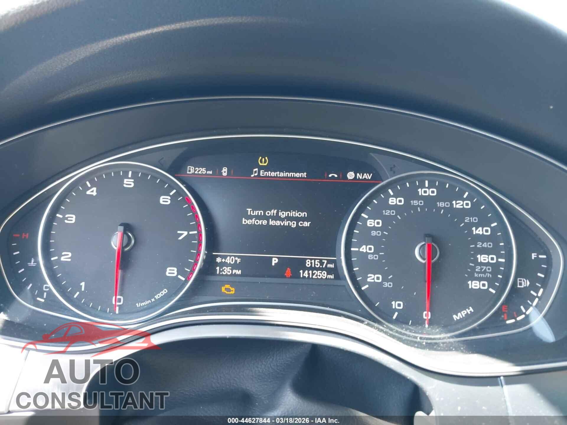 AUDI A6 2013 - WAUGFAFC7DN065549