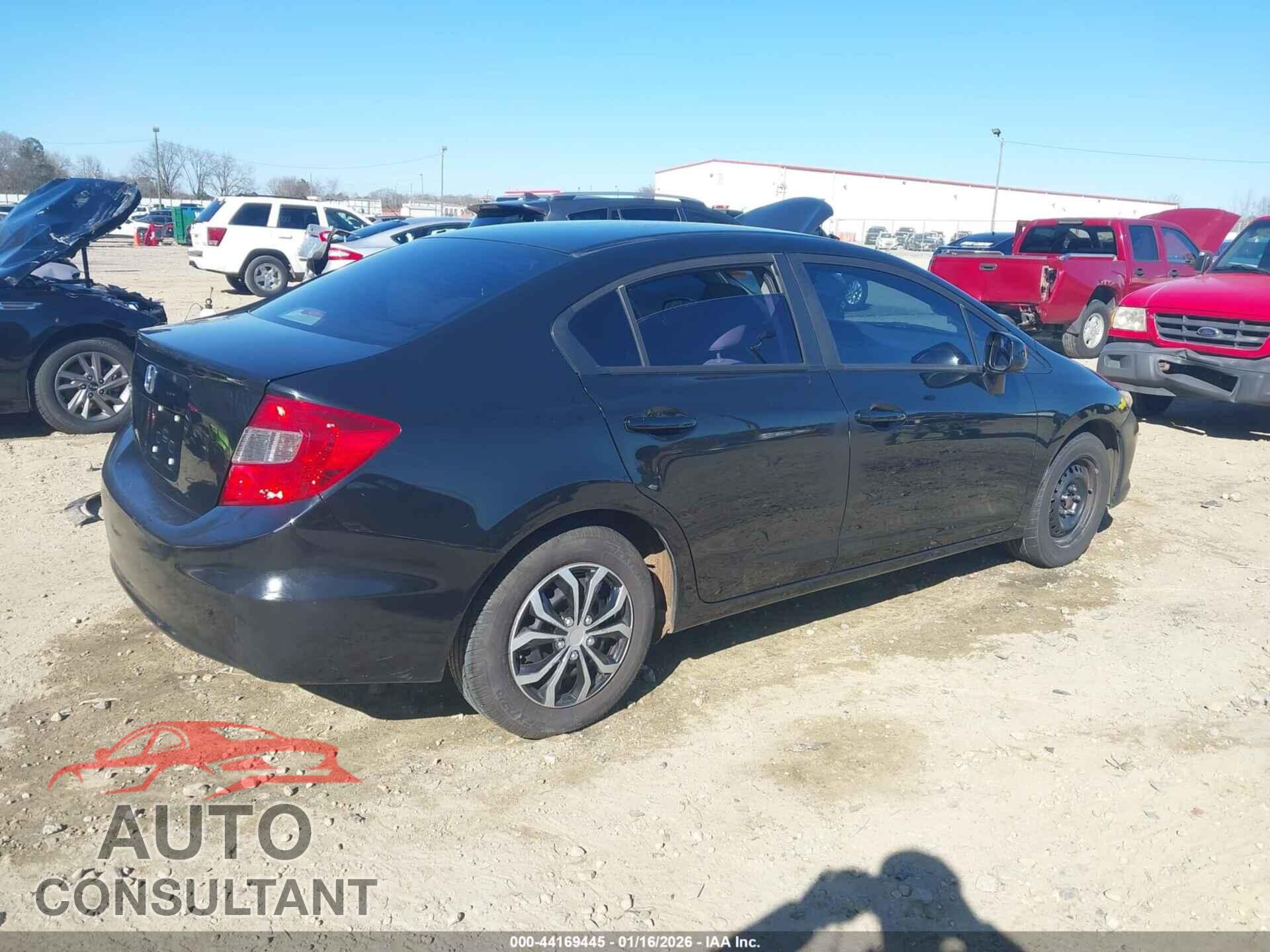 HONDA CIVIC 2012 - 2HGFB2F59CH307249
