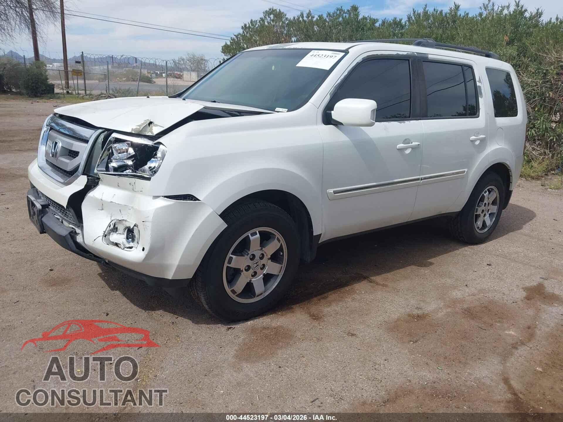 HONDA PILOT 2011 - 5FNYF3H99BB026316