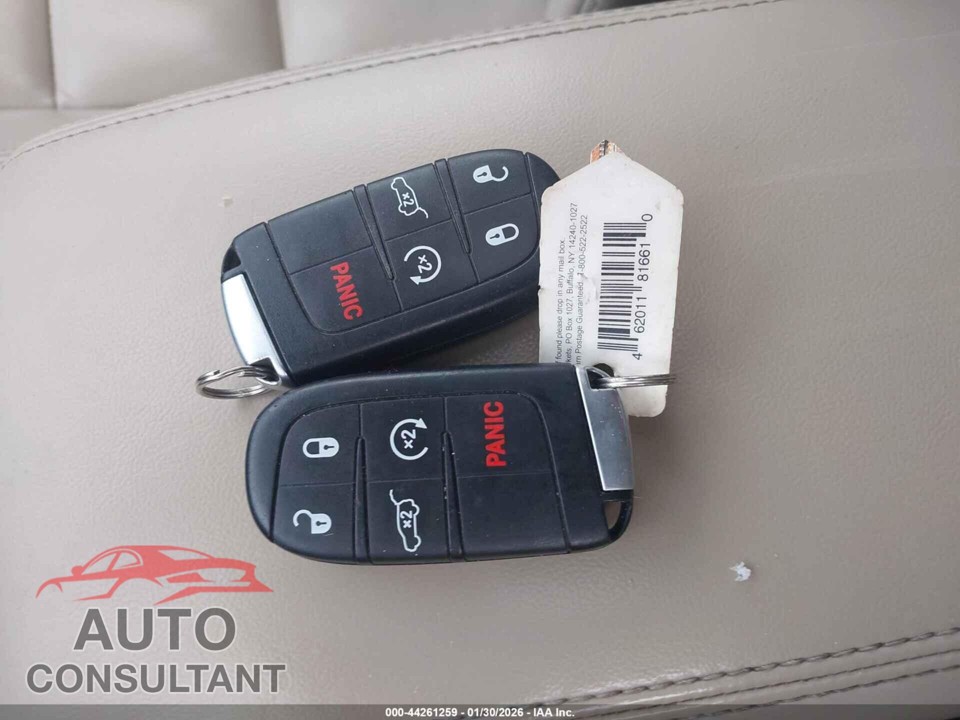 DODGE DURANGO 2020 - 1C4RDJDG4LC432943