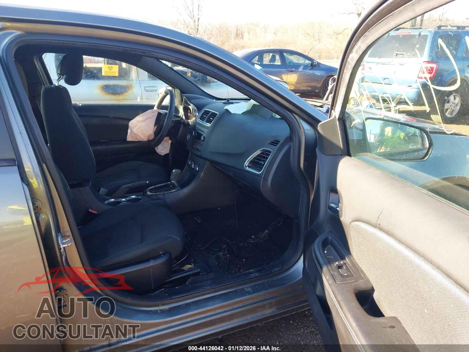 DODGE AVENGER 2012 - 1C3CDZABXCN185966
