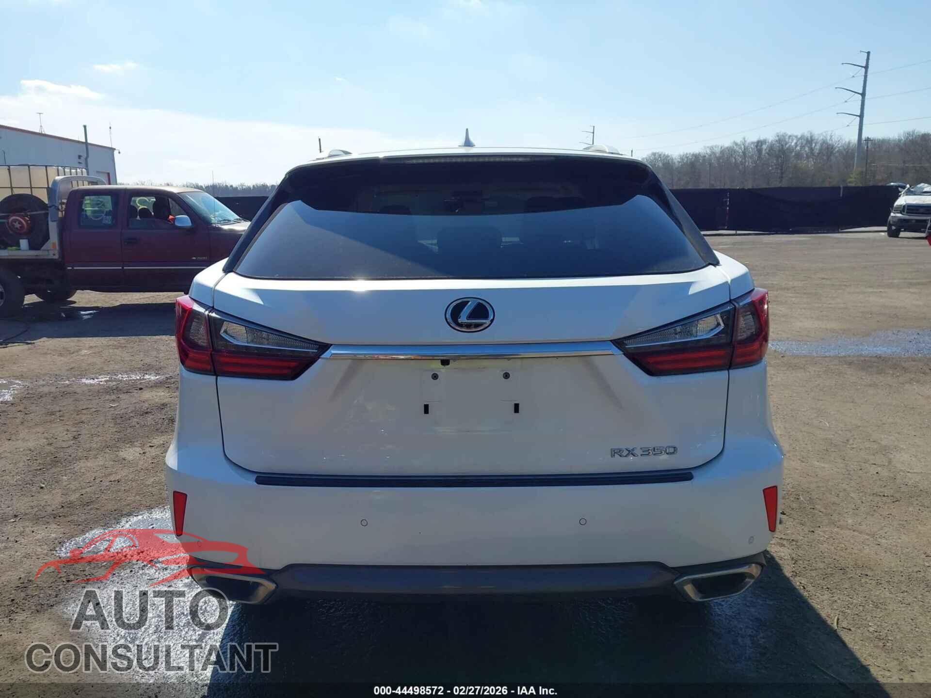 LEXUS RX 350 2017 - 2T2BZMCA4HC131665