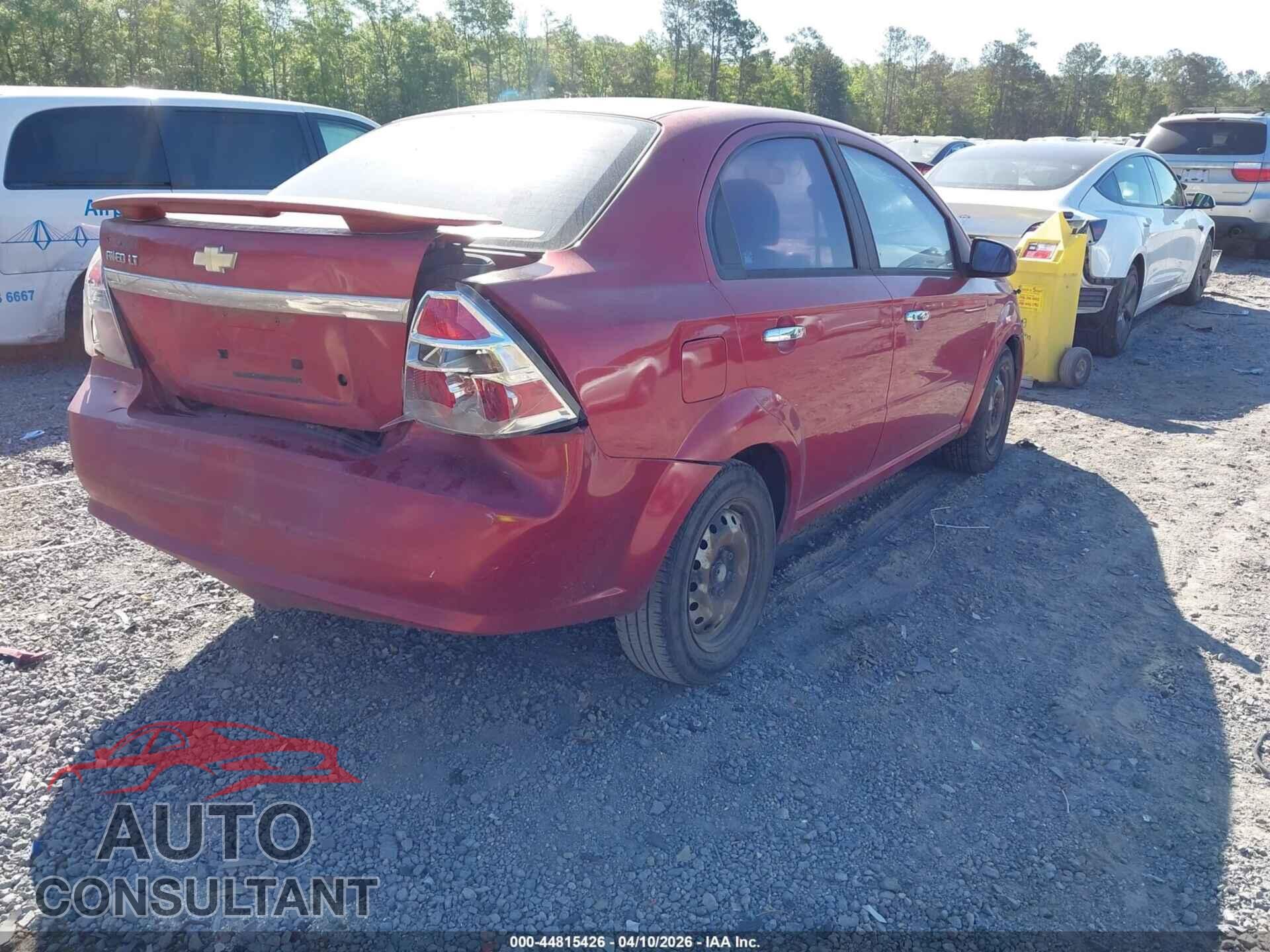 CHEVROLET AVEO 2009 - KL1TG56E69B303897