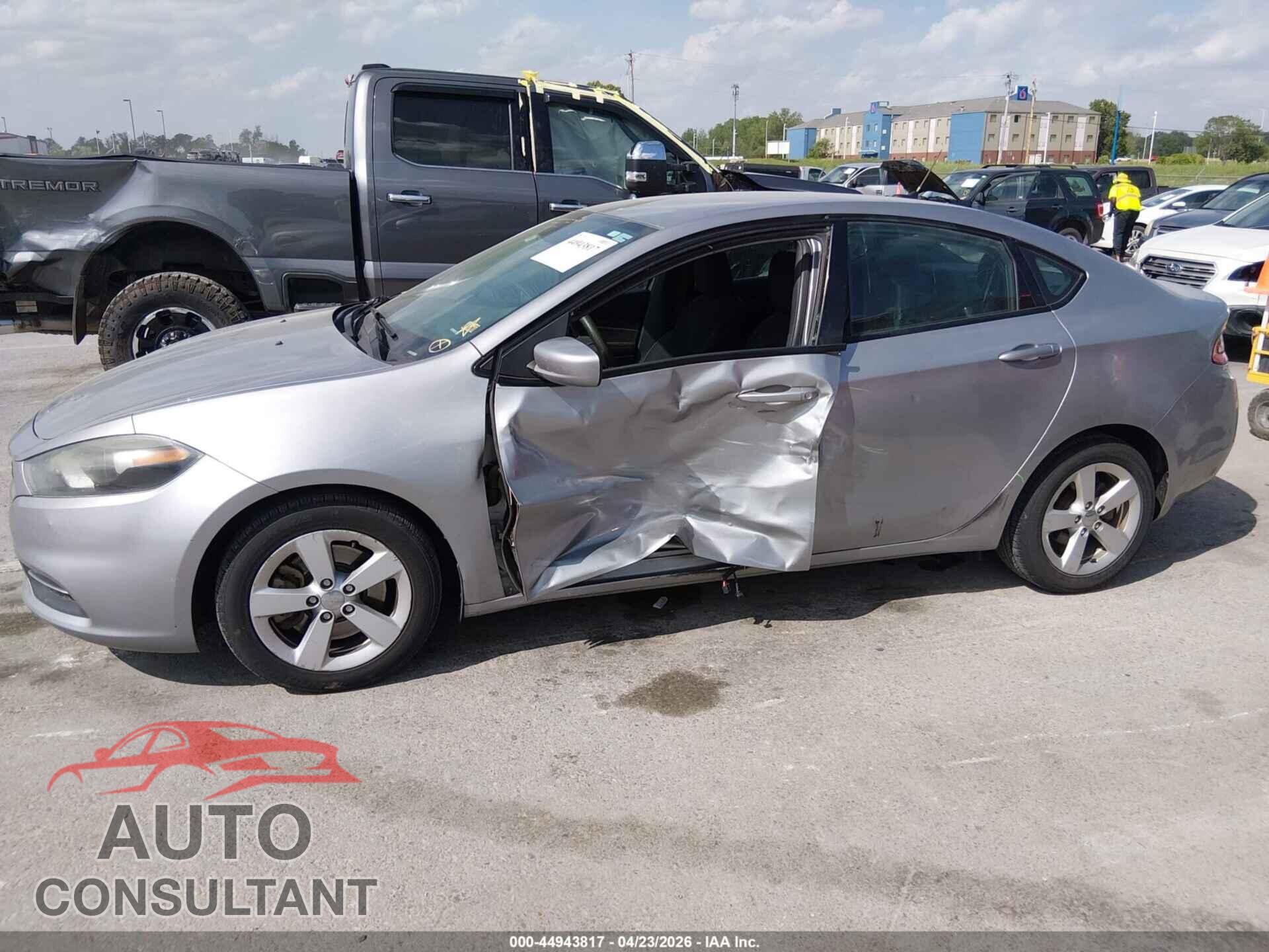 DODGE DART 2015 - 1C3CDFBBXFD199633