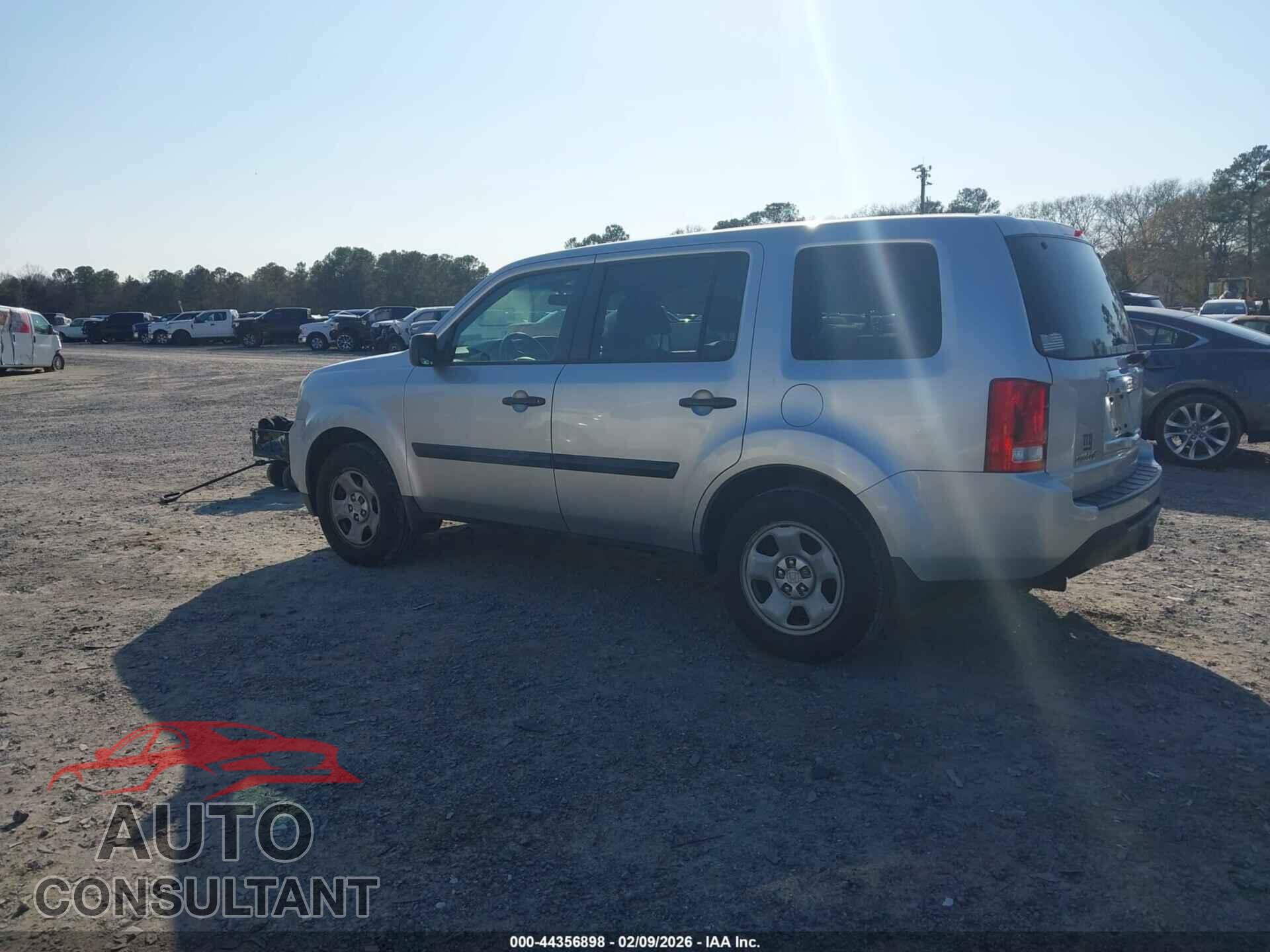 HONDA PILOT 2013 - 5FNYF4H24DB057033