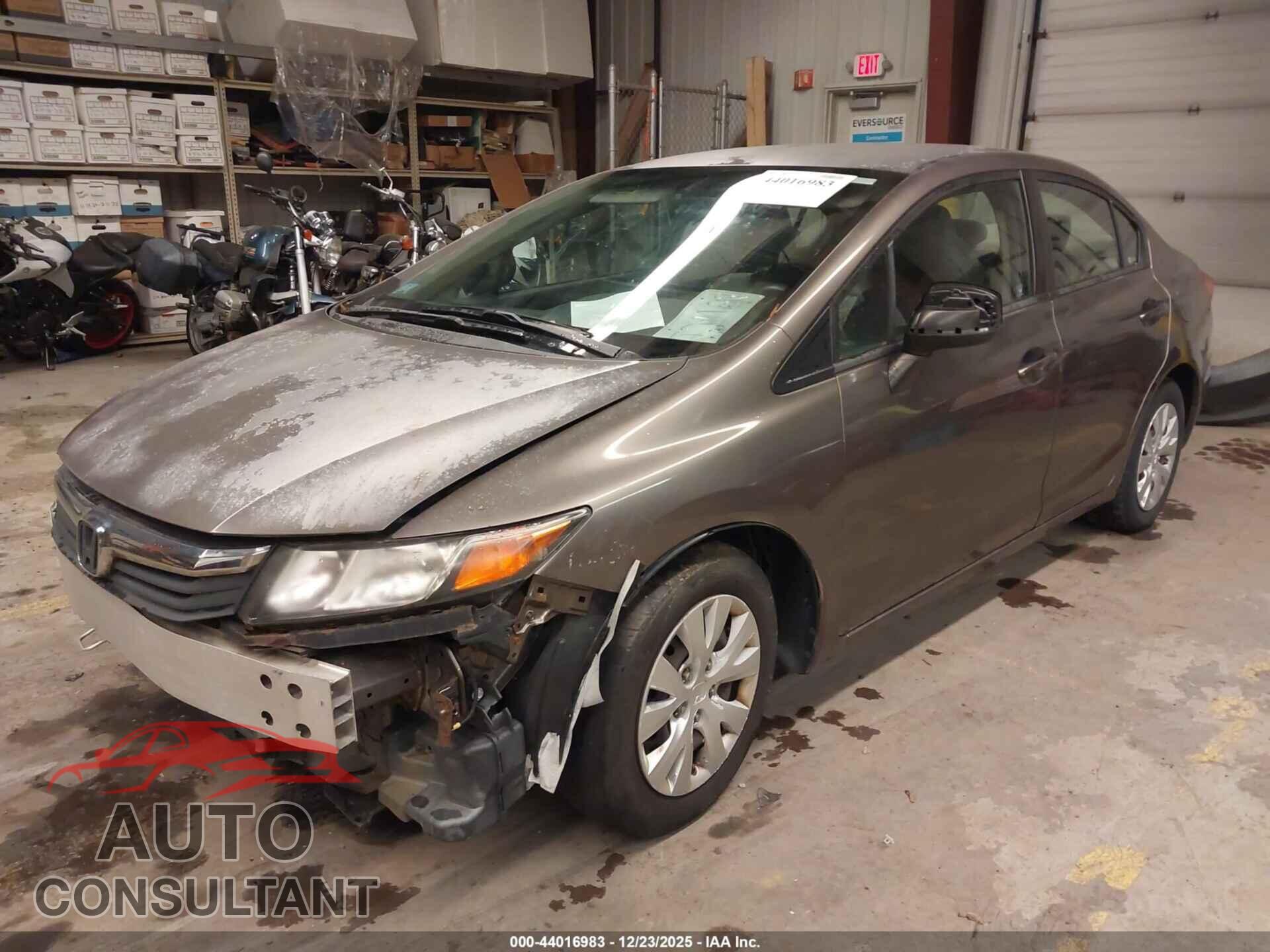 HONDA CIVIC 2012 - 2HGFB2F57CH578522