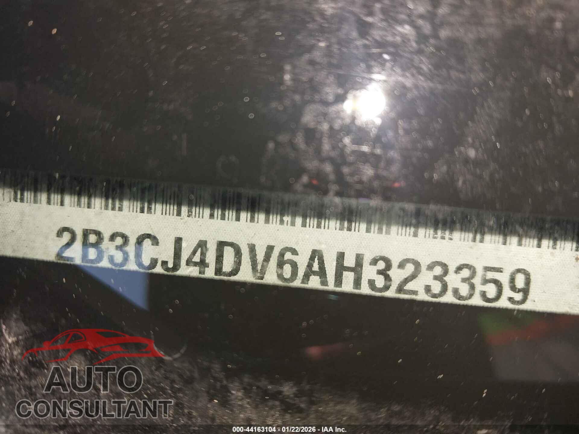 DODGE CHALLENGER 2010 - 2B3CJ4DV6AH323359