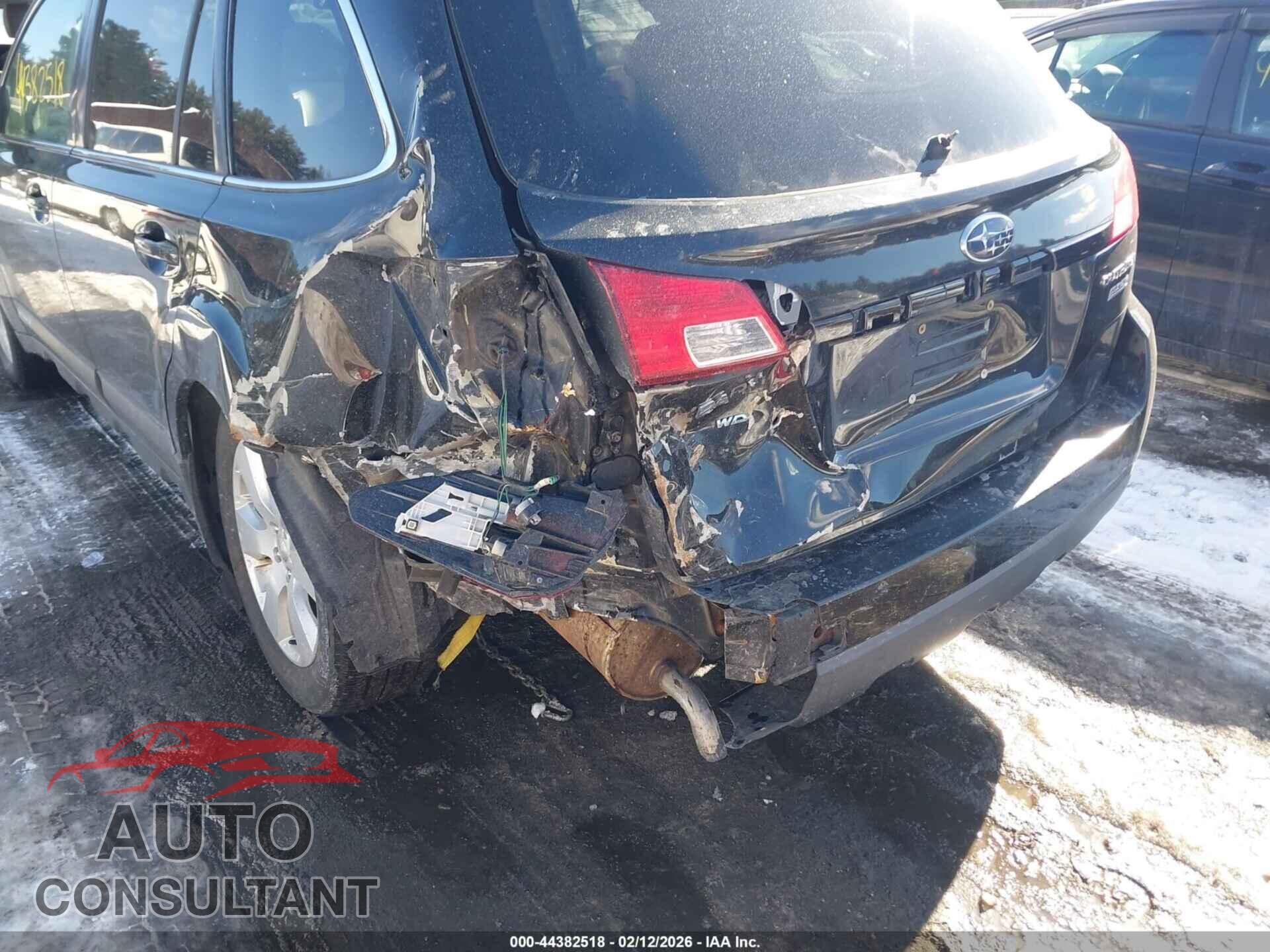 SUBARU OUTBACK 2010 - 4S4BRBJC9A3348622