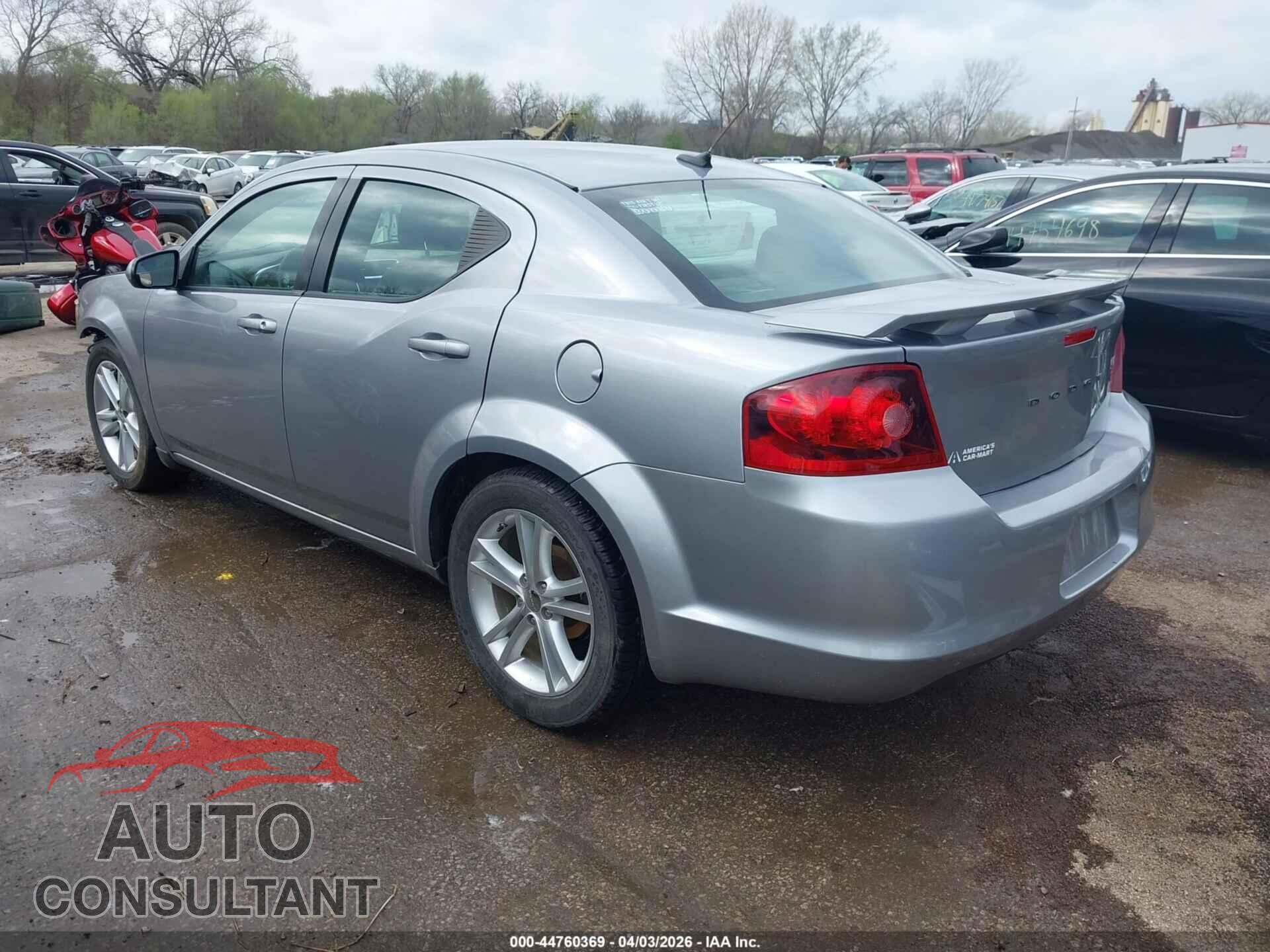 DODGE AVENGER 2013 - 1C3CDZCB7DN548710
