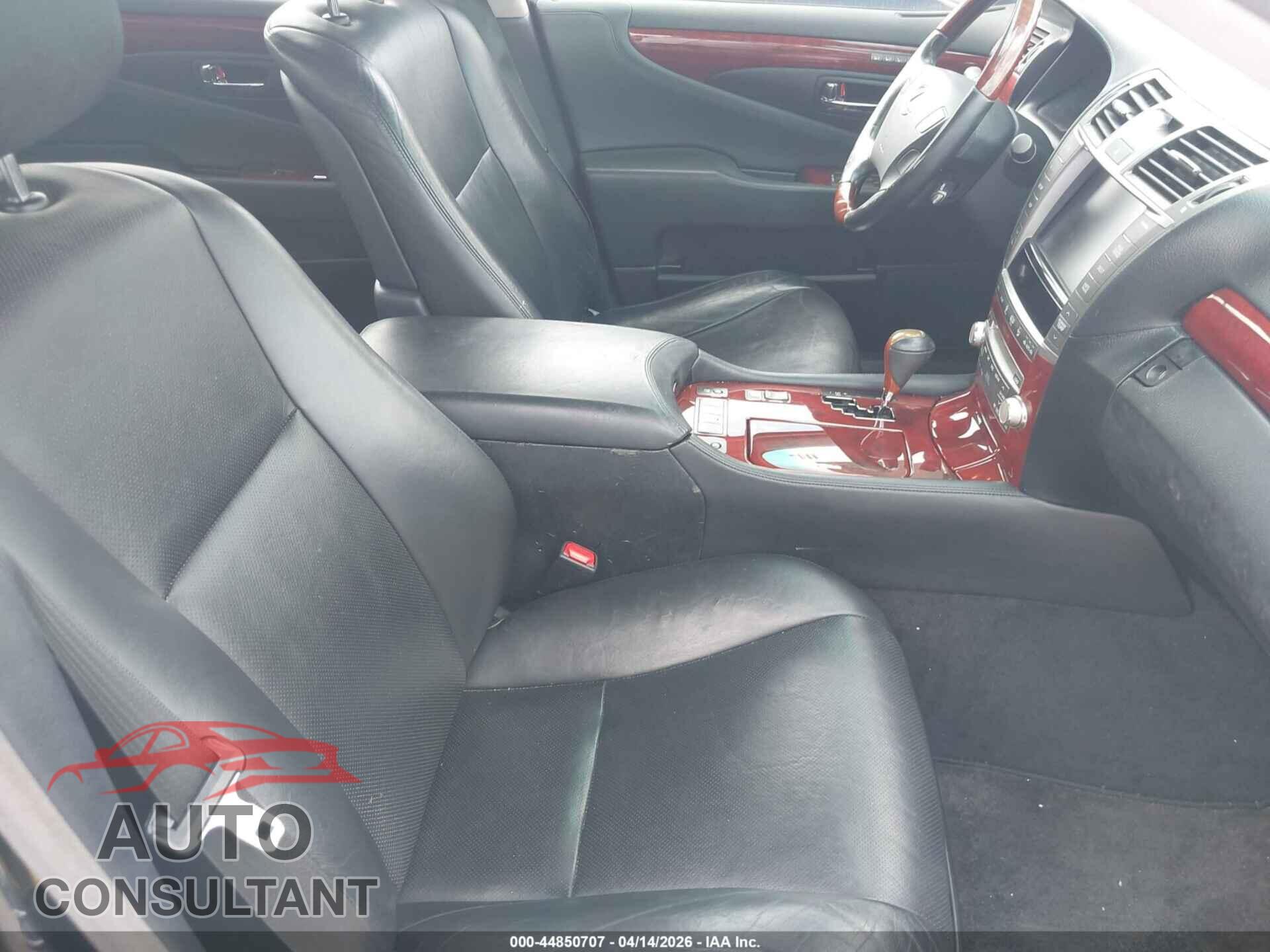LEXUS LS 460 2010 - JTHGL5EF5A5039721