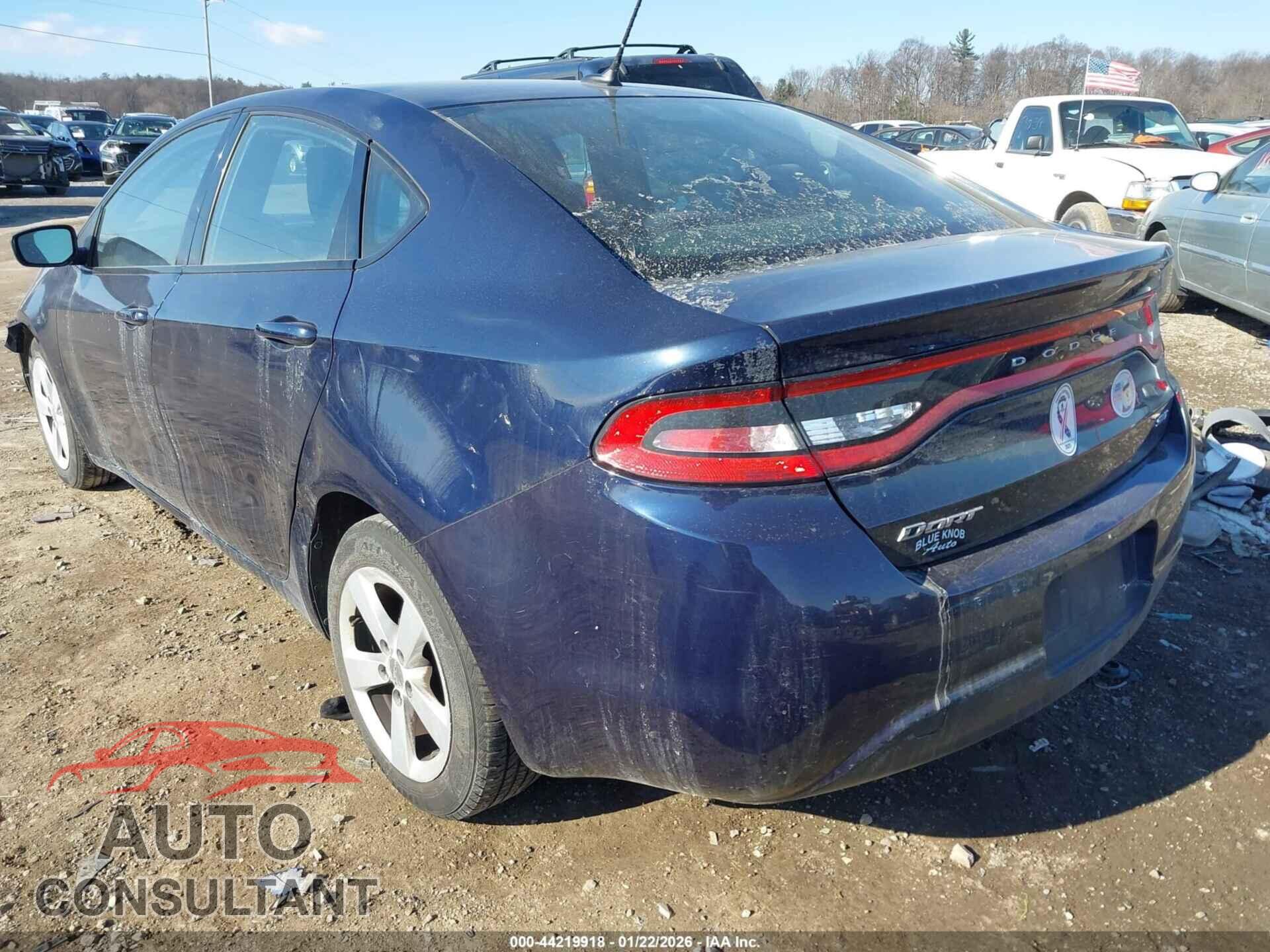 DODGE DART 2015 - 1C3CDFBB3FD151262