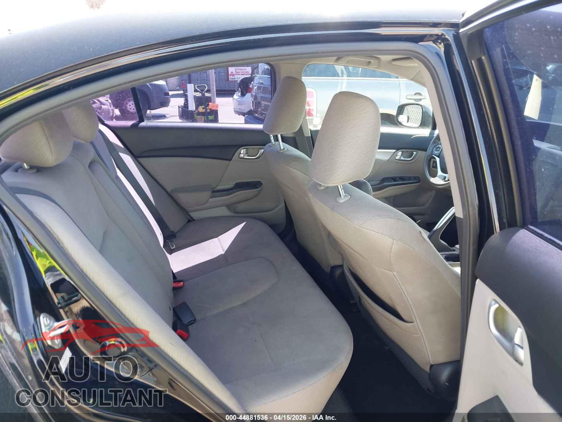 HONDA CIVIC 2013 - 19XFB2F86DE277679