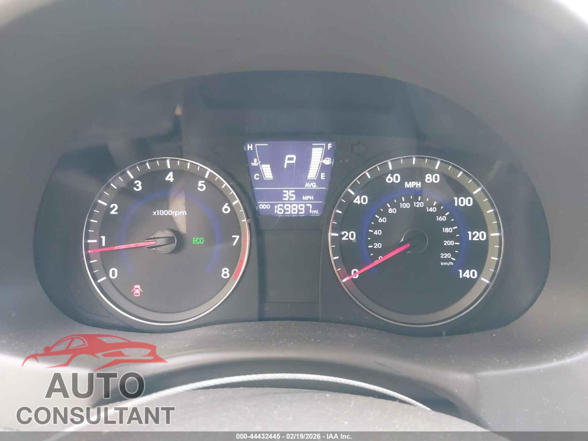 HYUNDAI ACCENT 2013 - KMHCU4AE0DU576622