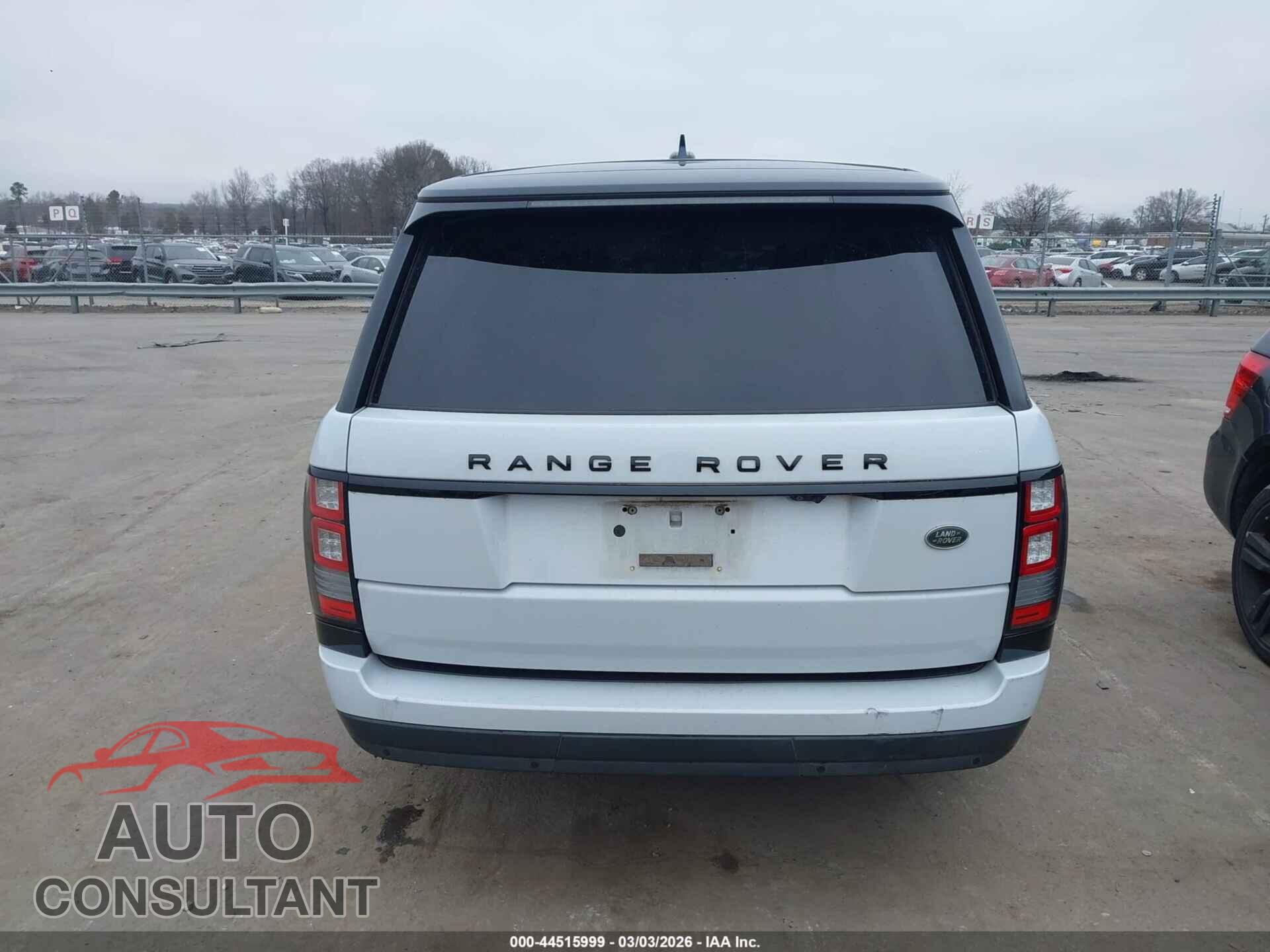 LAND ROVER RANGE ROVER 2016 - SALGS2KF7GA249558
