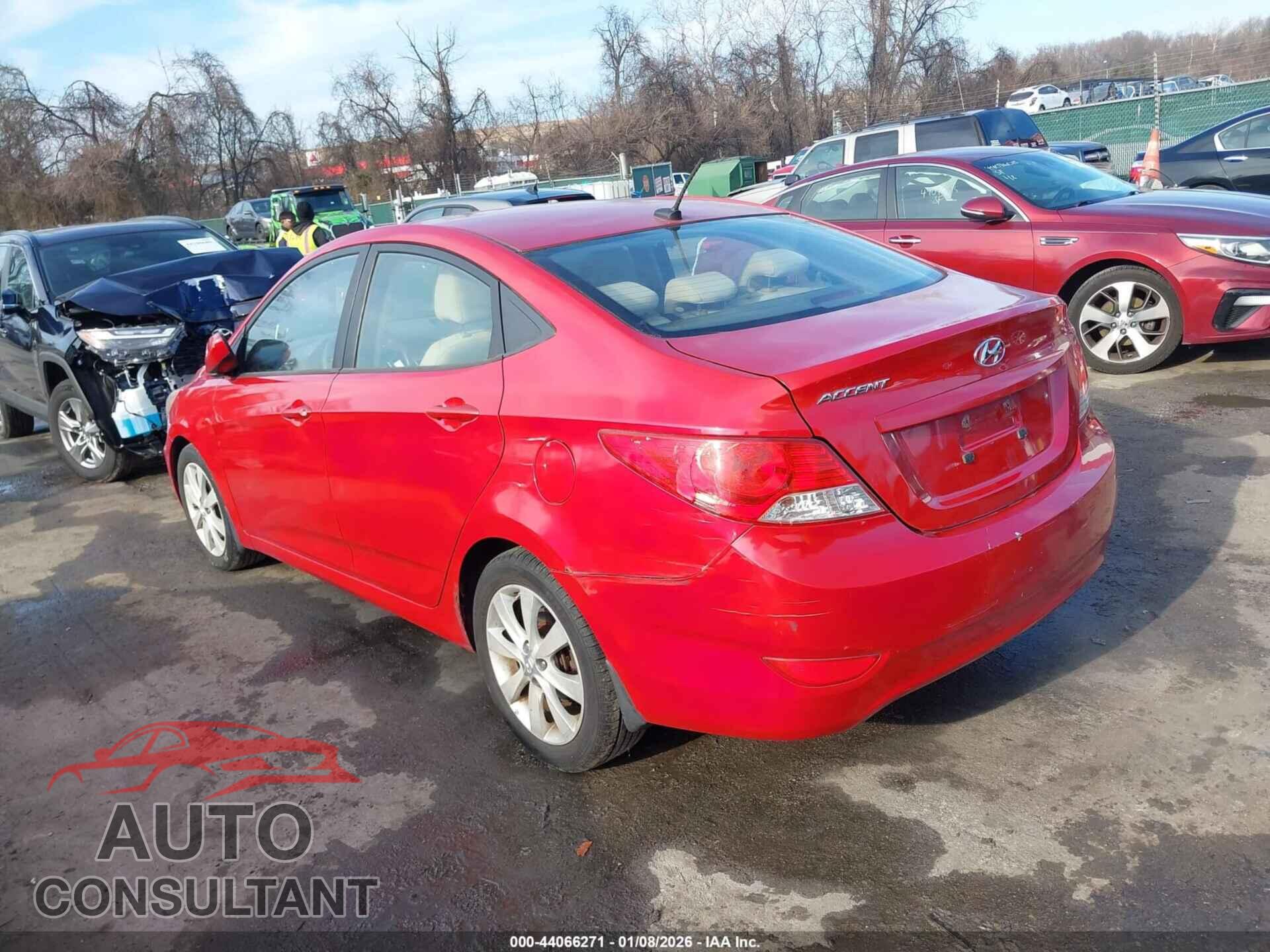 HYUNDAI ACCENT 2012 - KMHCU4AE3CU060432