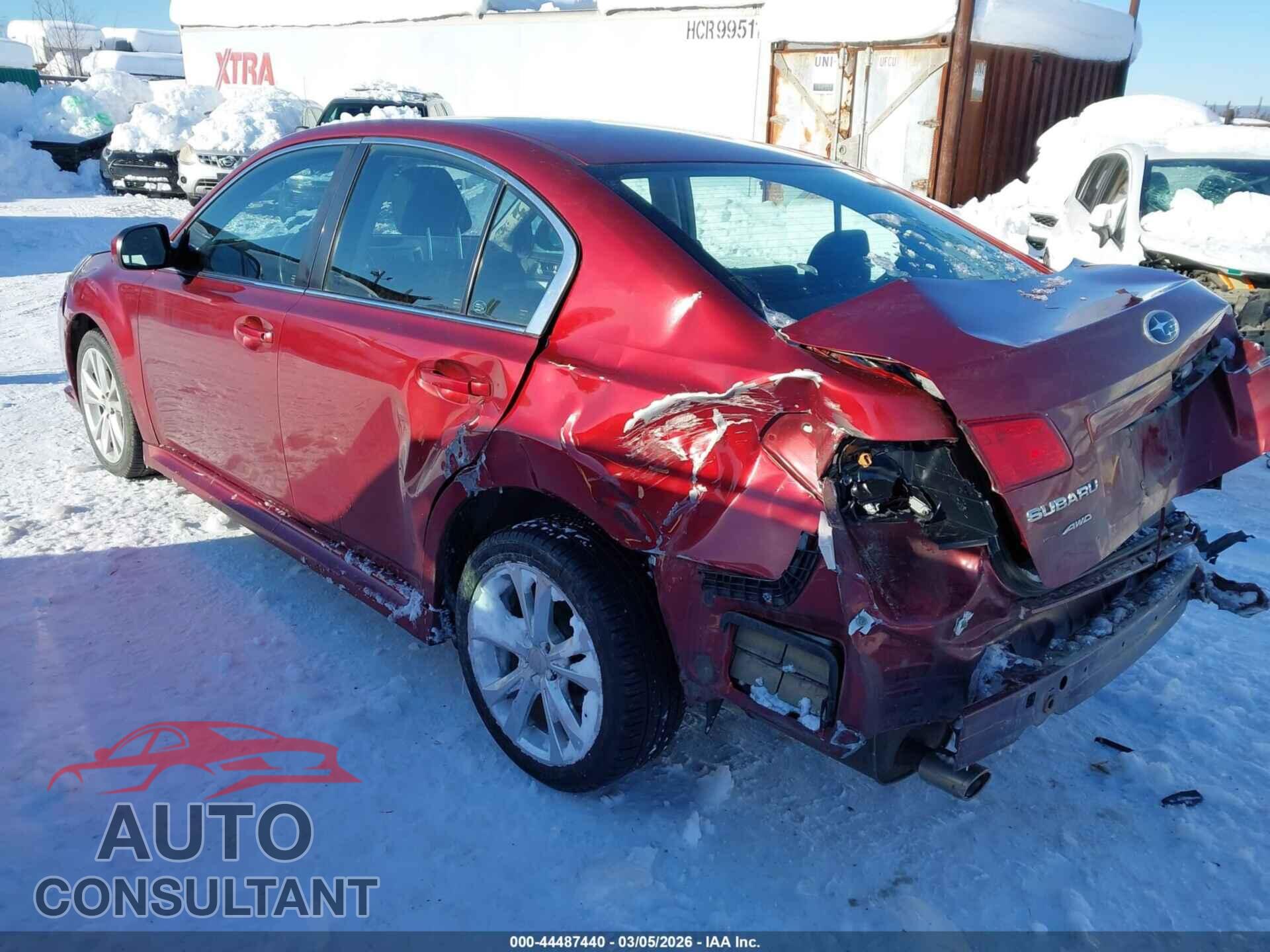 SUBARU LEGACY 2013 - 4S3BMBC66D3044968