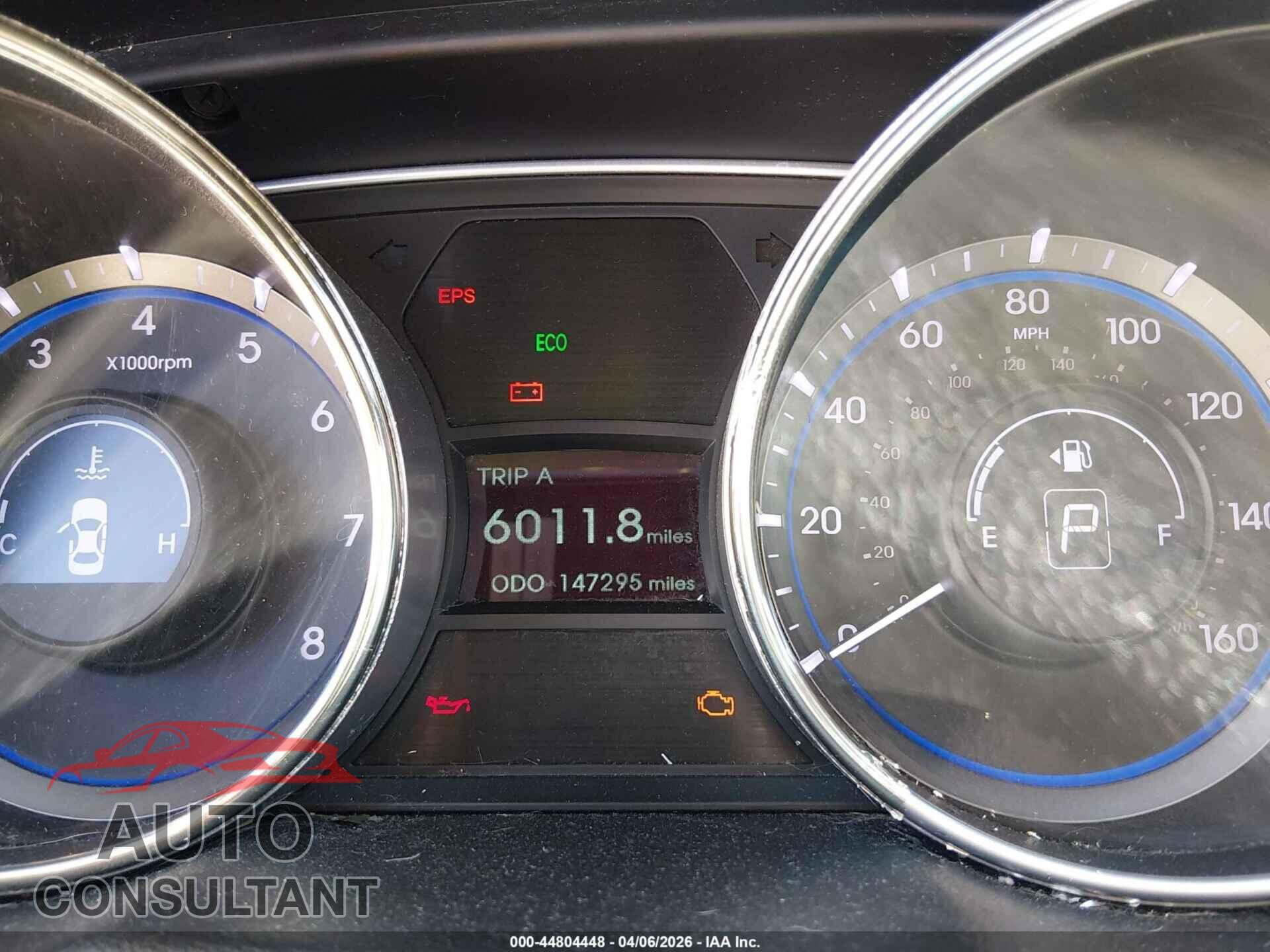 HYUNDAI SONATA 2012 - 5NPEB4AC8CH309061