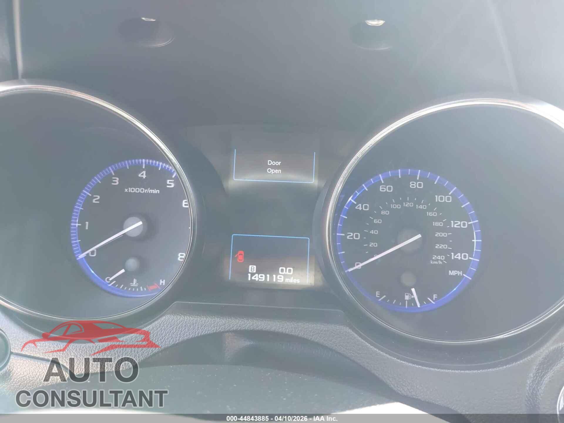 SUBARU OUTBACK 2016 - 4S4BSANC5G3248762