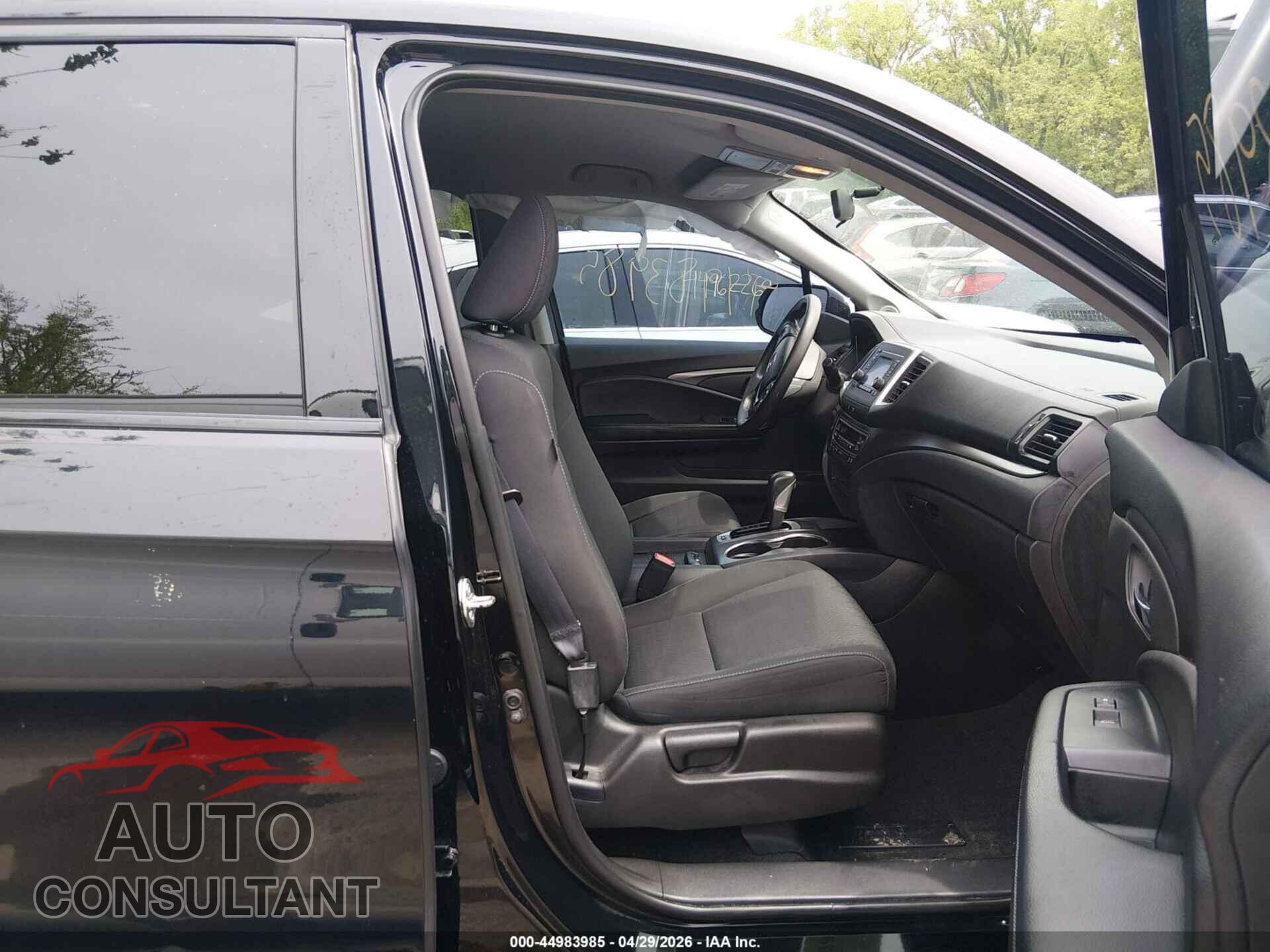HONDA RIDGELINE 2019 - 5FPYK3F13KB036632