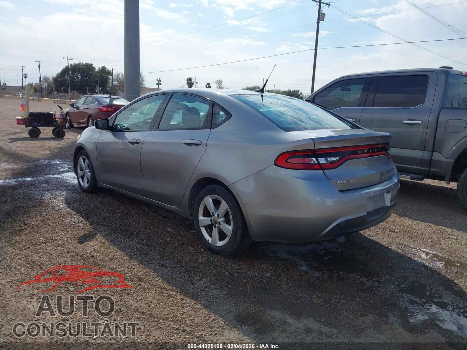 DODGE DART 2015 - 1C3CDFBB6FD308718