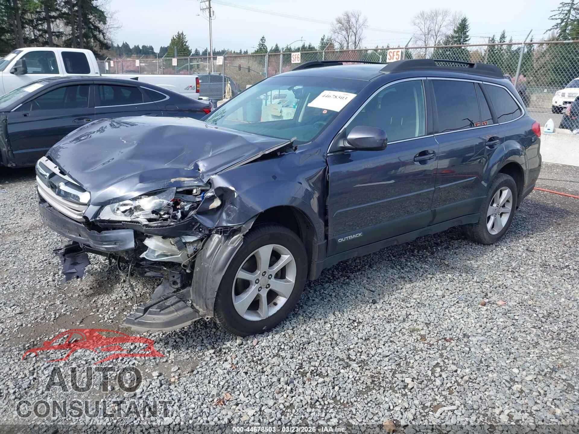 SUBARU OUTBACK 2014 - 4S4BRBDC1E3300209