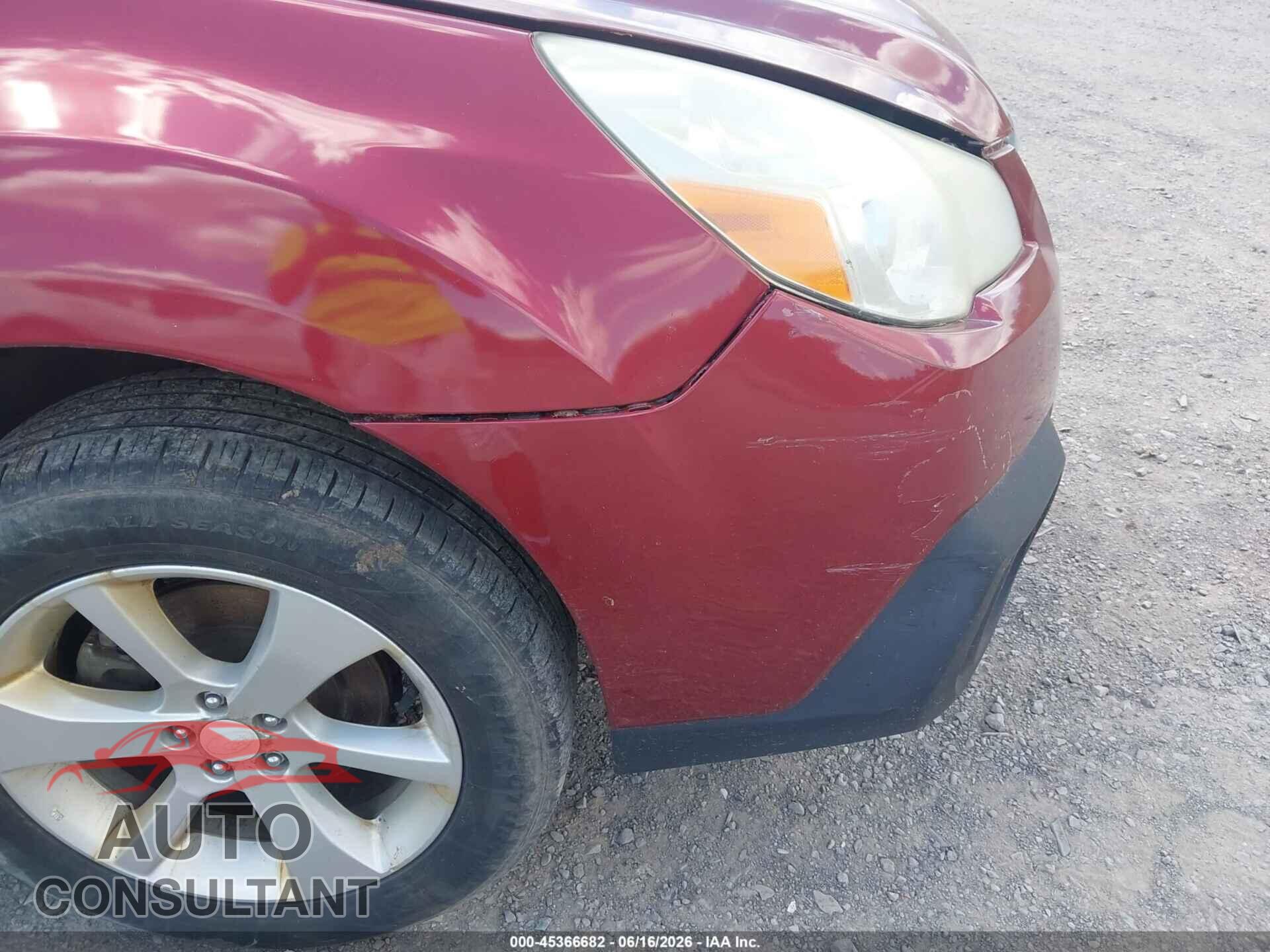 SUBARU OUTBACK 2014 - 4S4BRBCC4E3202356