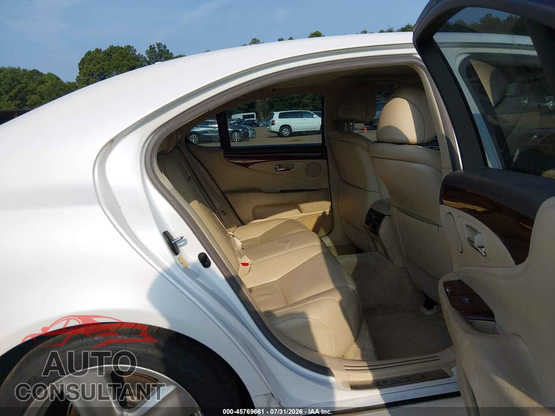 LEXUS LS 2010 - JTHBL5EF1A5091907