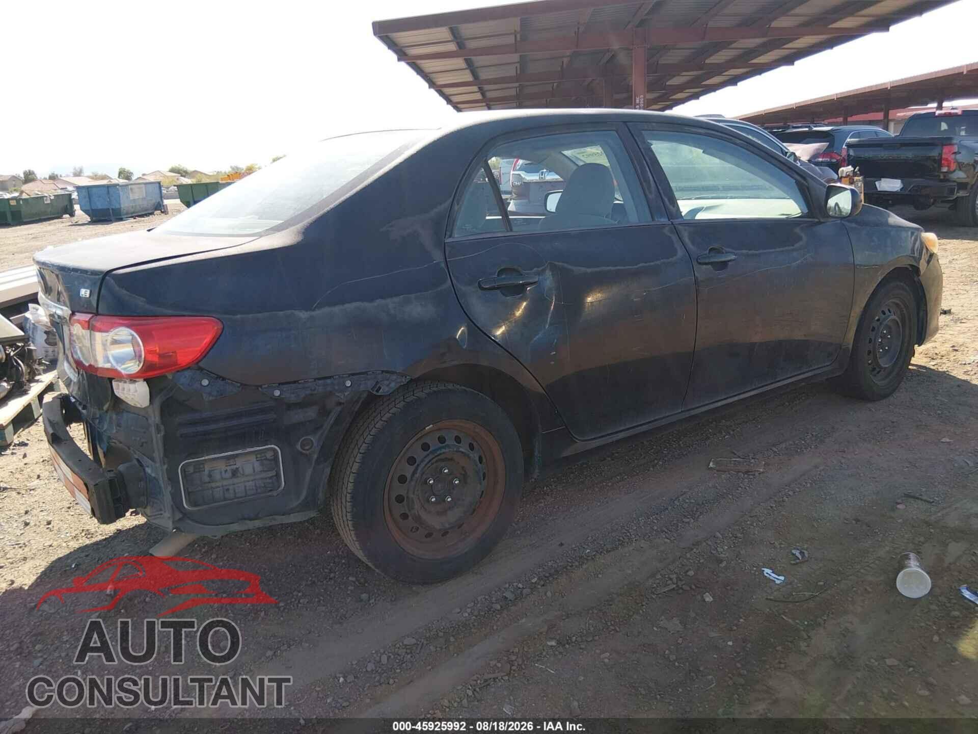 TOYOTA COROLLA 2012 - 2T1BU4EE1CC813253