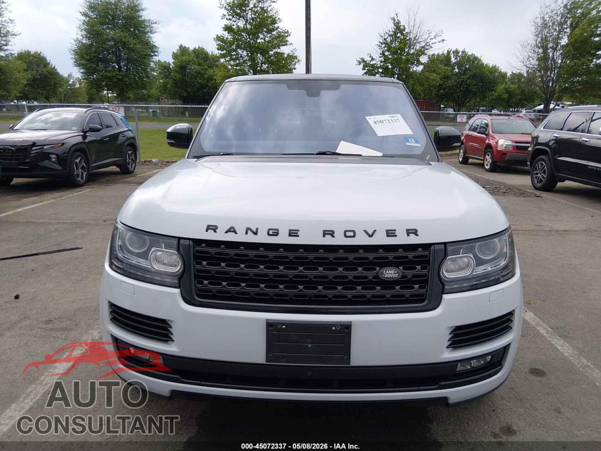 LAND ROVER RANGE ROVER 2016 - SALGS2KF0GA264922