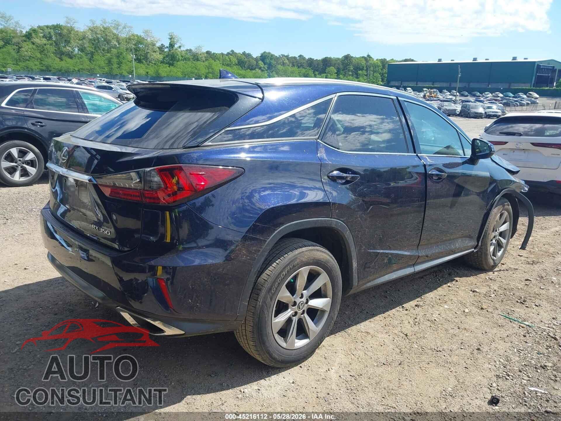 LEXUS RX 350 2018 - 2T2BZMCA3JC155249