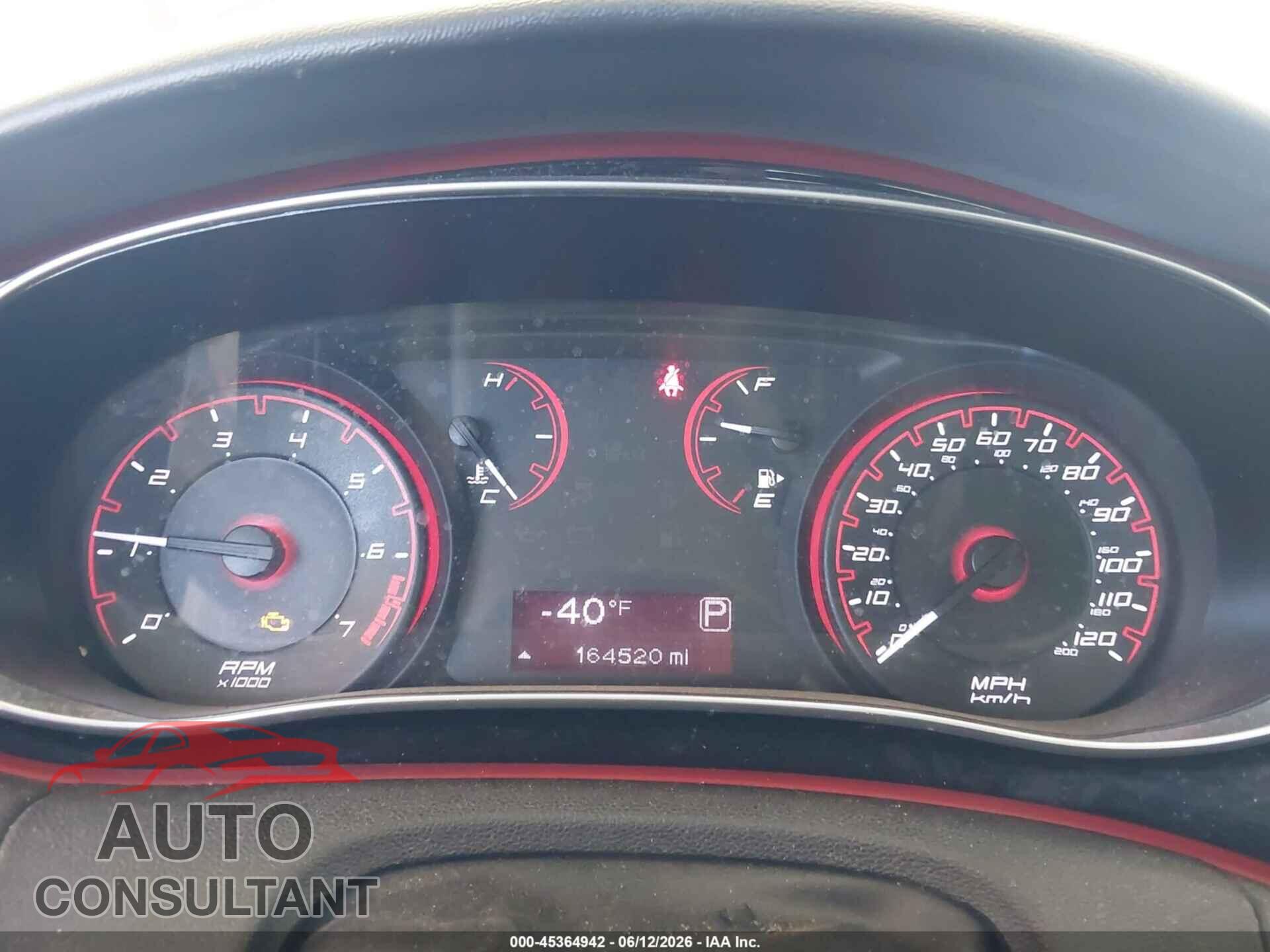 DODGE DART 2015 - 1C3CDFBBXFD187076