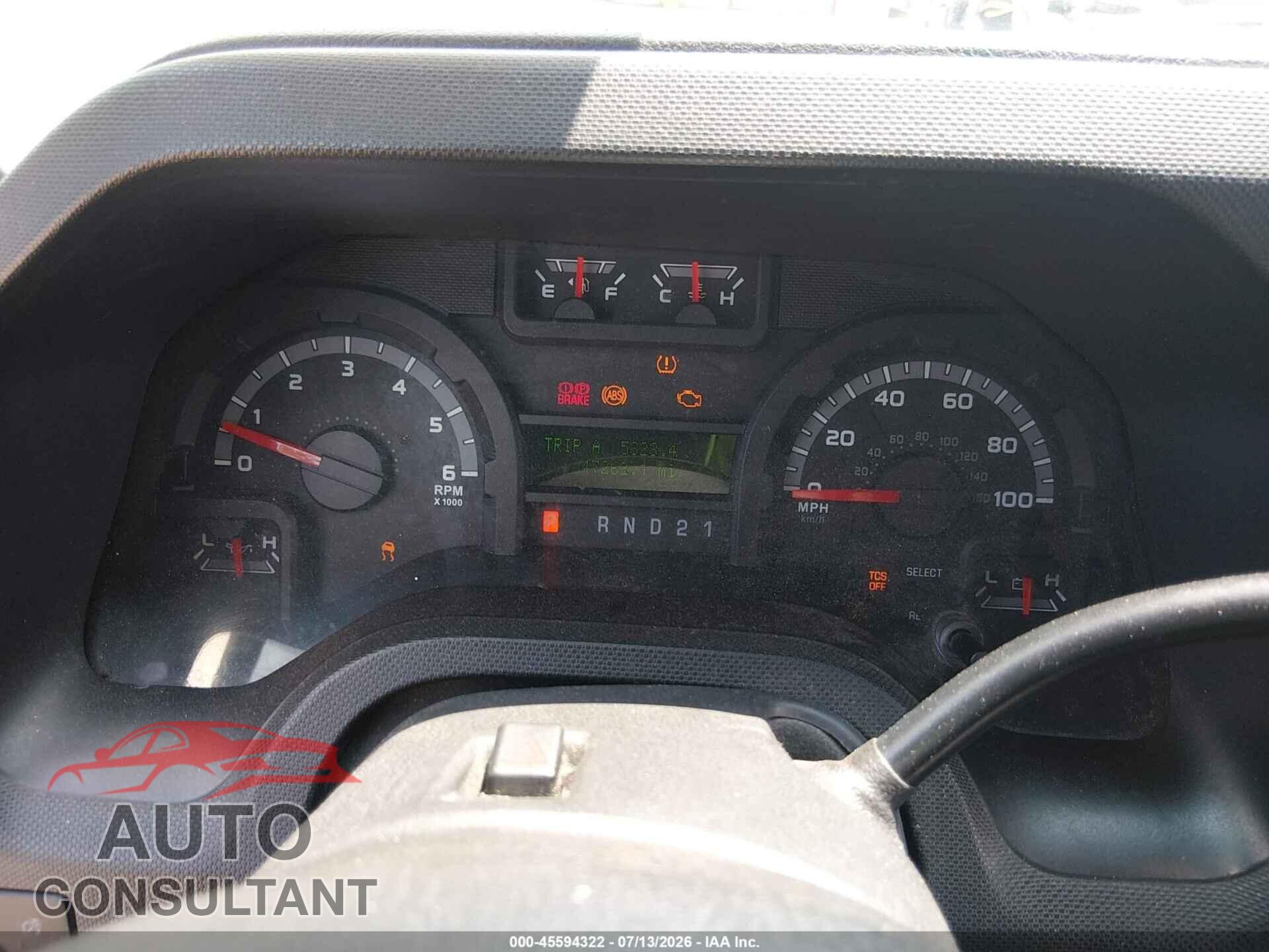 FORD E-350 SUPER DUTY 2012 - 1FBNE3BL0CDA68963