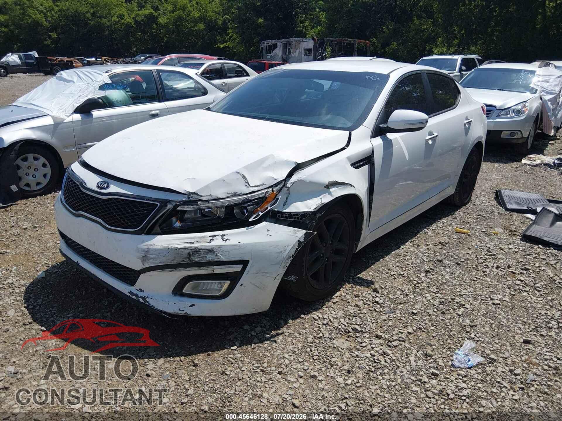 KIA OPTIMA 2015 - KNAGM4A74F5538621