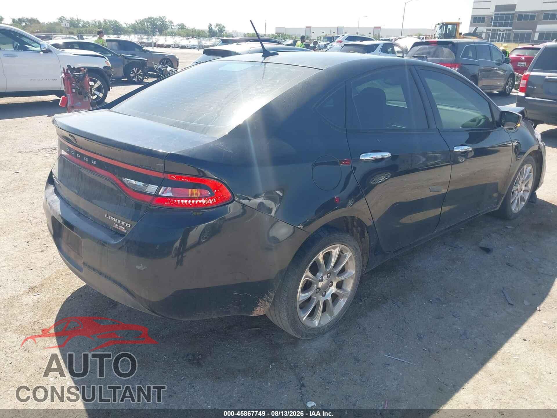 DODGE DART 2014 - 1C3CDFCB2ED681316