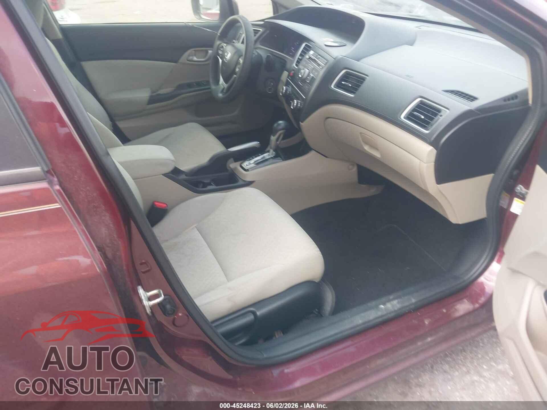 HONDA CIVIC 2014 - 19XFB2F5XEE208727