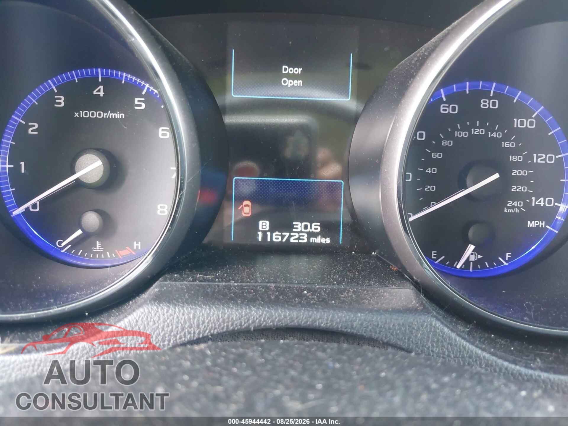 SUBARU OUTBACK 2017 - 4S4BSATC9H3356998