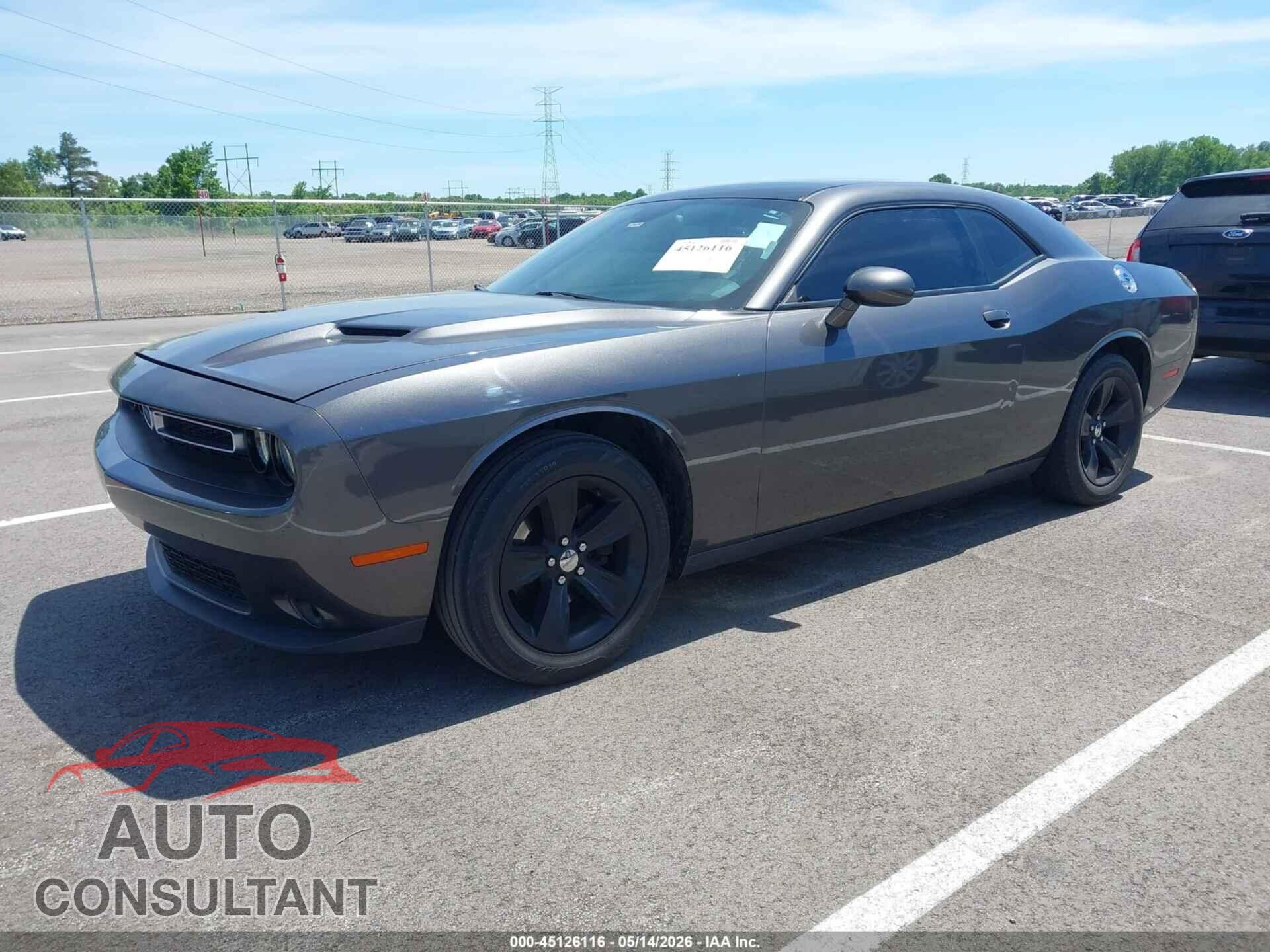 DODGE CHALLENGER 2016 - 2C3CDZAG2GH137324
