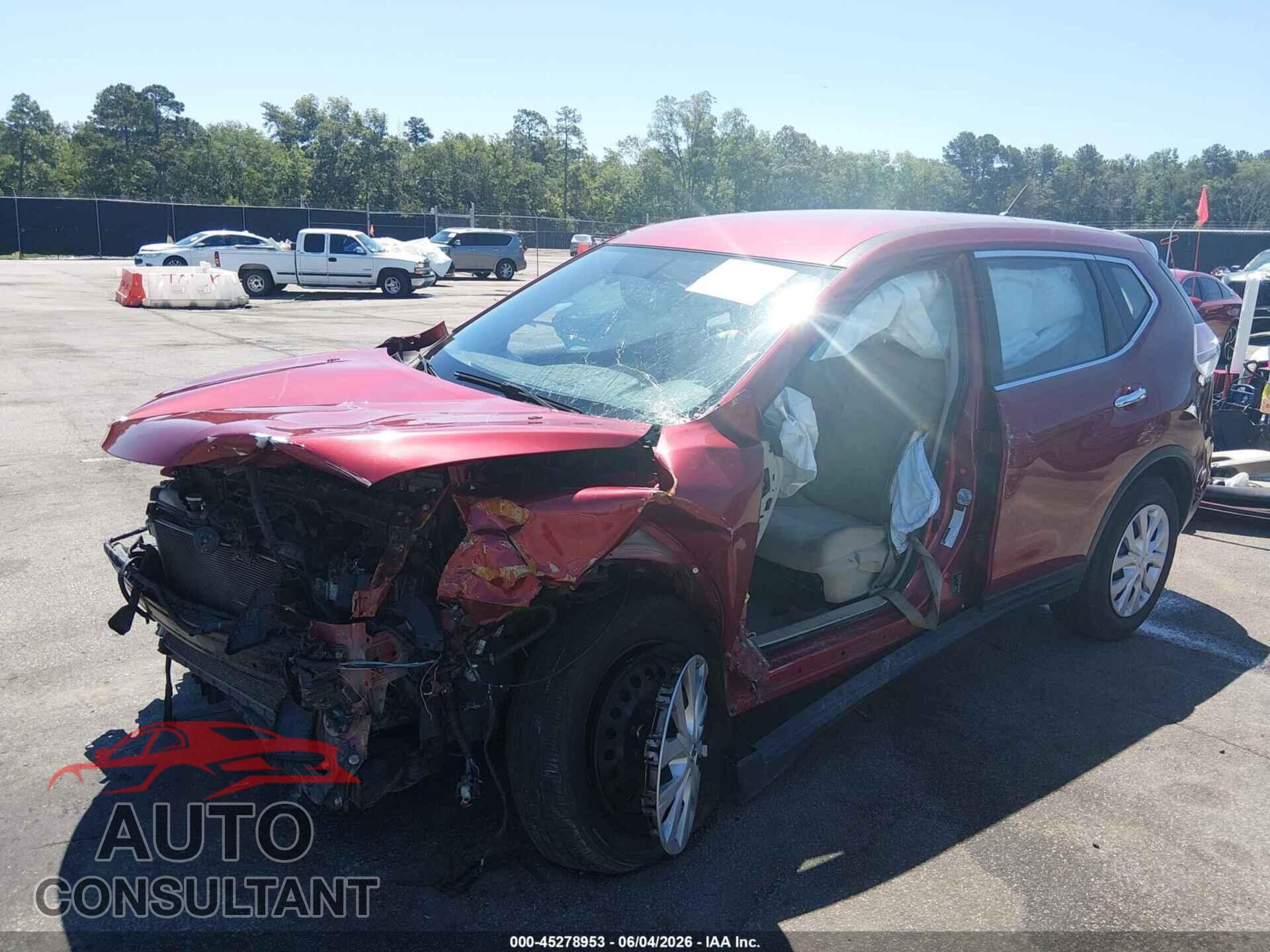 NISSAN ROGUE 2015 - KNMAT2MT7FP512768