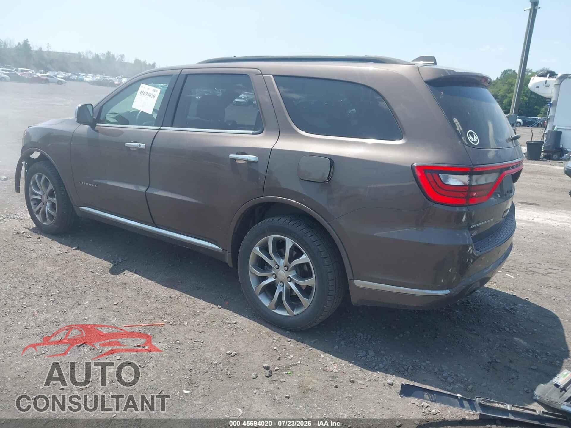 DODGE DURANGO 2018 - 1C4RDJEG3JC363884