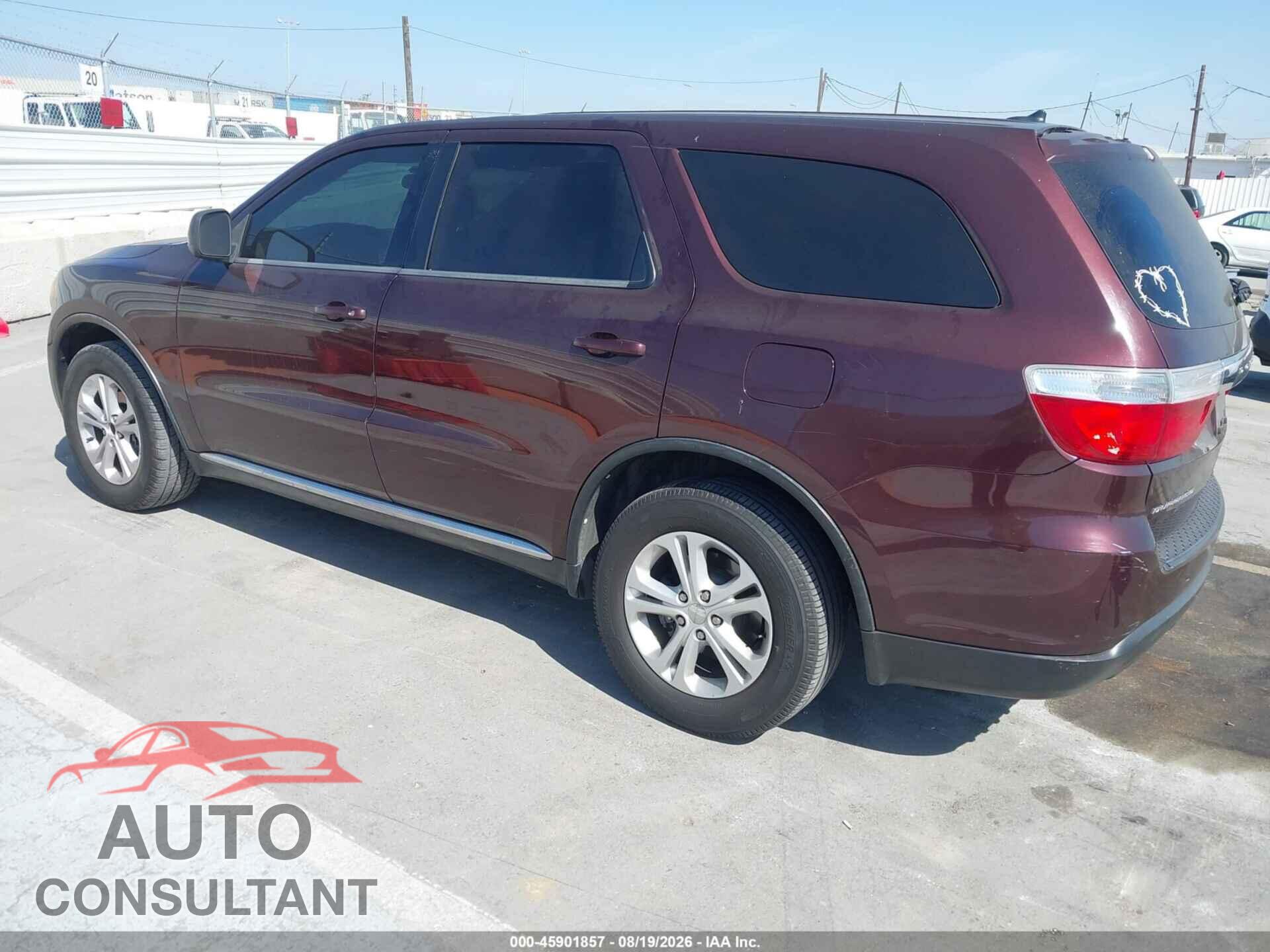 DODGE DURANGO 2012 - 1C4RDHAG5CC321847