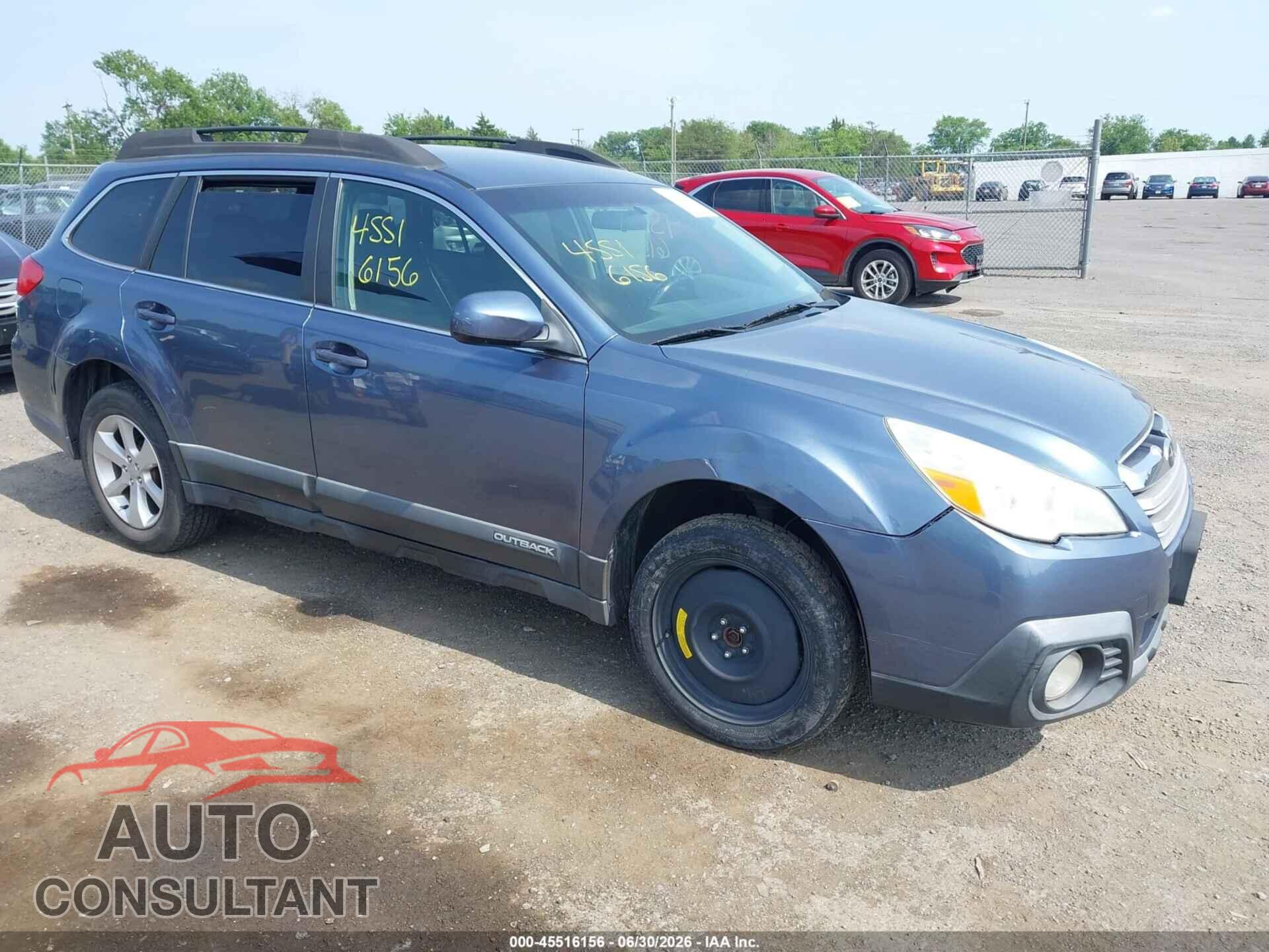 SUBARU OUTBACK 2013 - 4S4BRBCC7D3243000