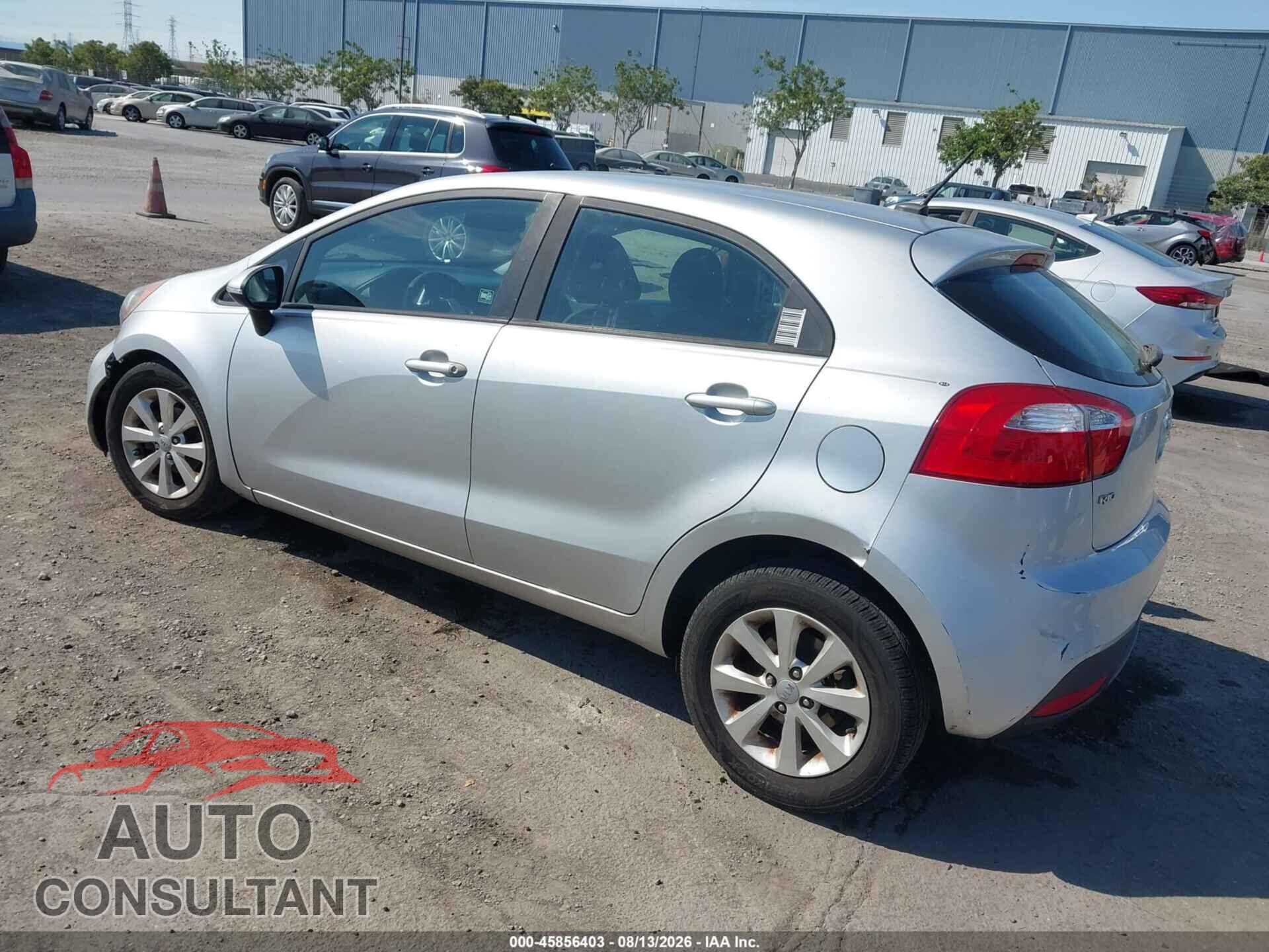 KIA RIO5 2012 - KNADN5A32C6033122