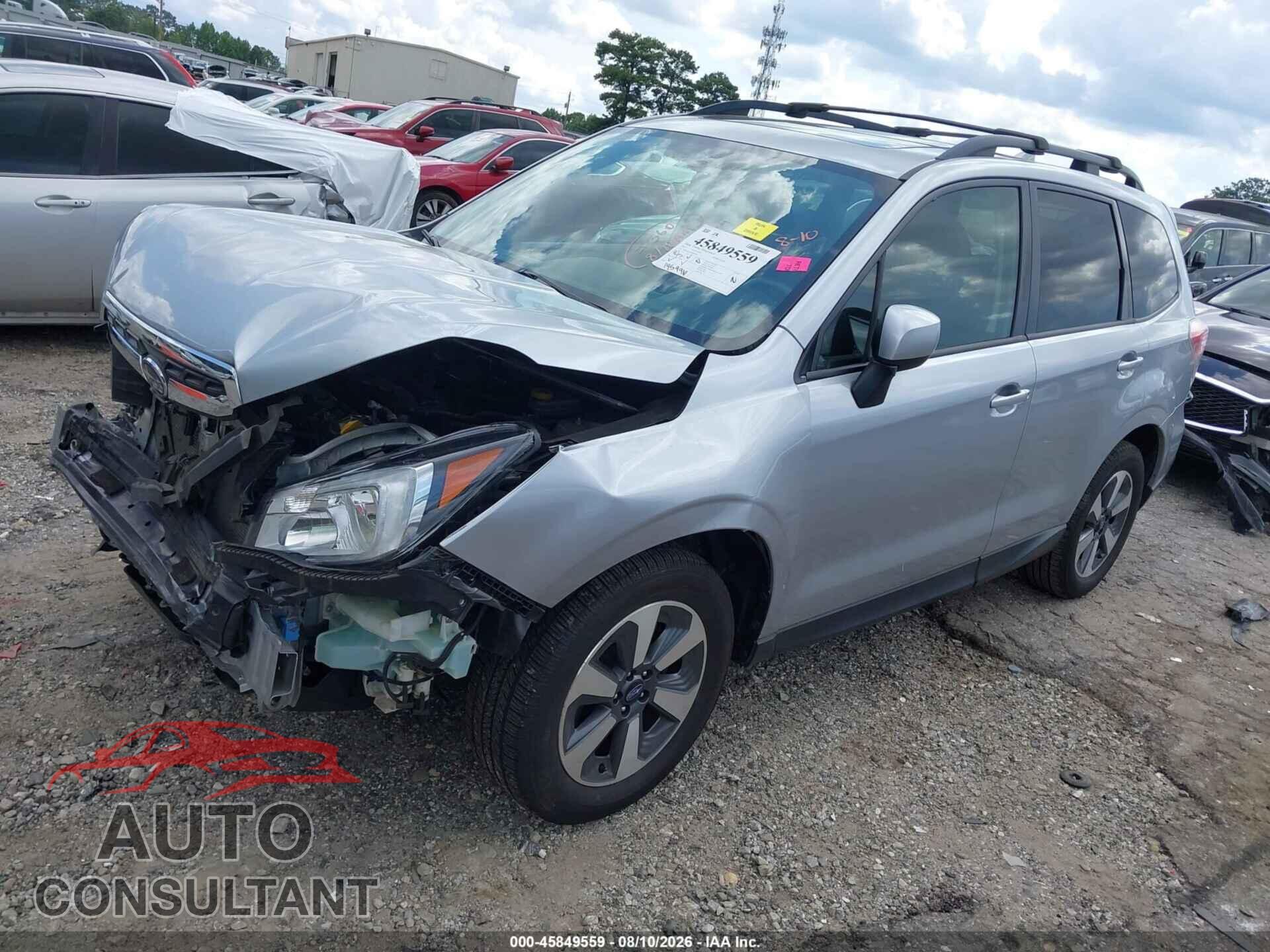 SUBARU FORESTER 2017 - JF2SJAEC9HH805492