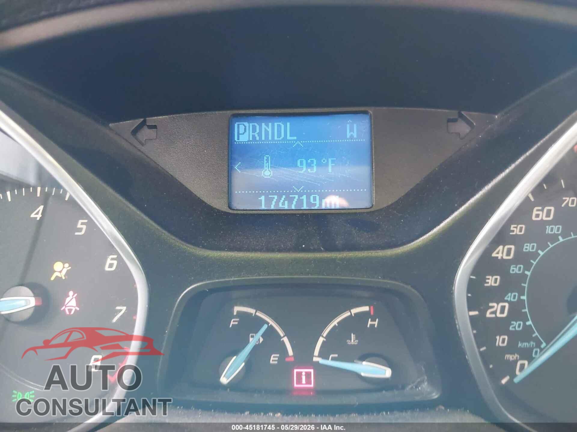 FORD FOCUS 2012 - 1FAHP3F28CL201534