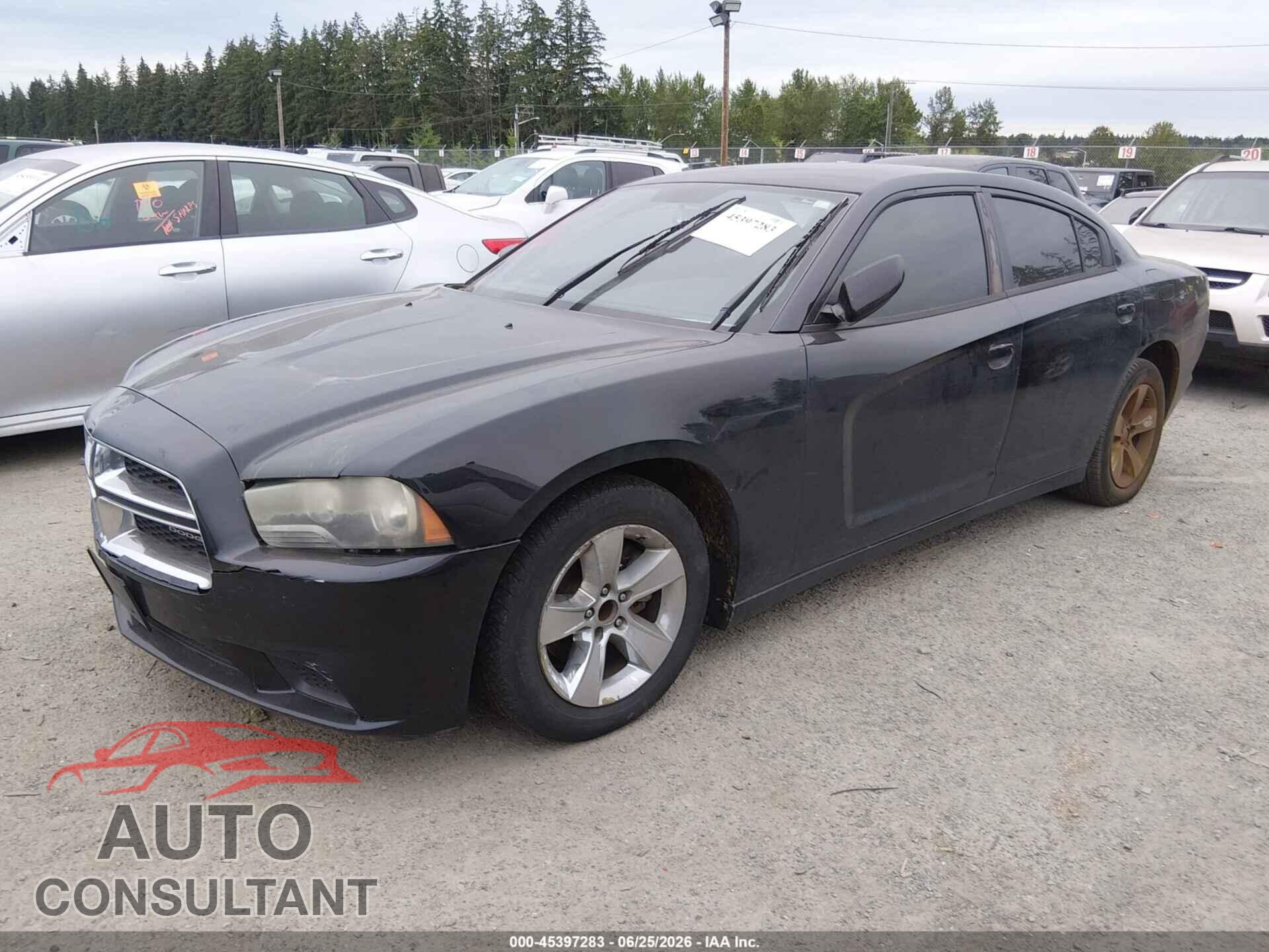 DODGE CHARGER 2012 - 2C3CDXBG6CH207548