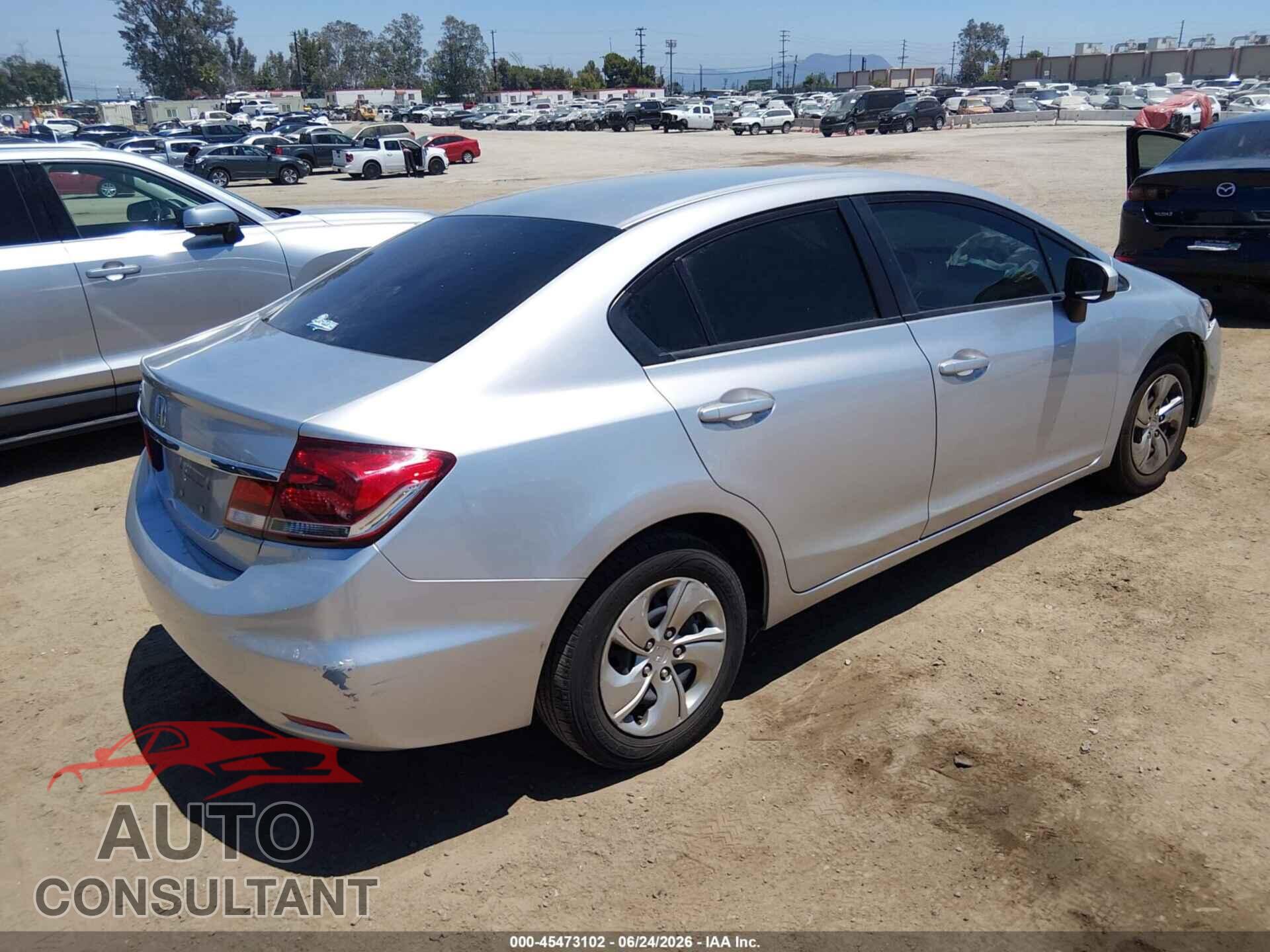 HONDA CIVIC 2014 - 19XFB2F54EE222879