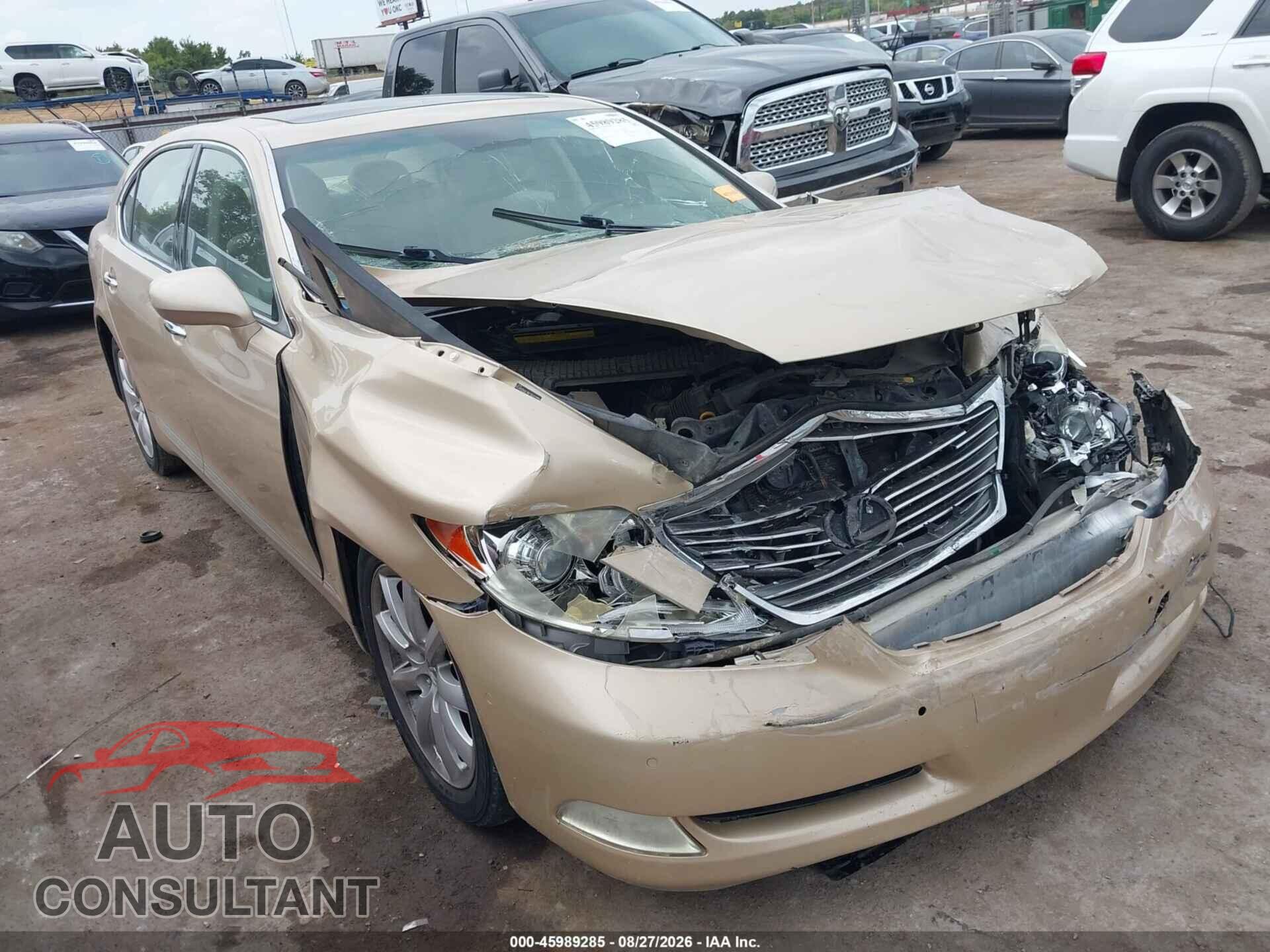 LEXUS LS 2009 - JTHGL46F395034134