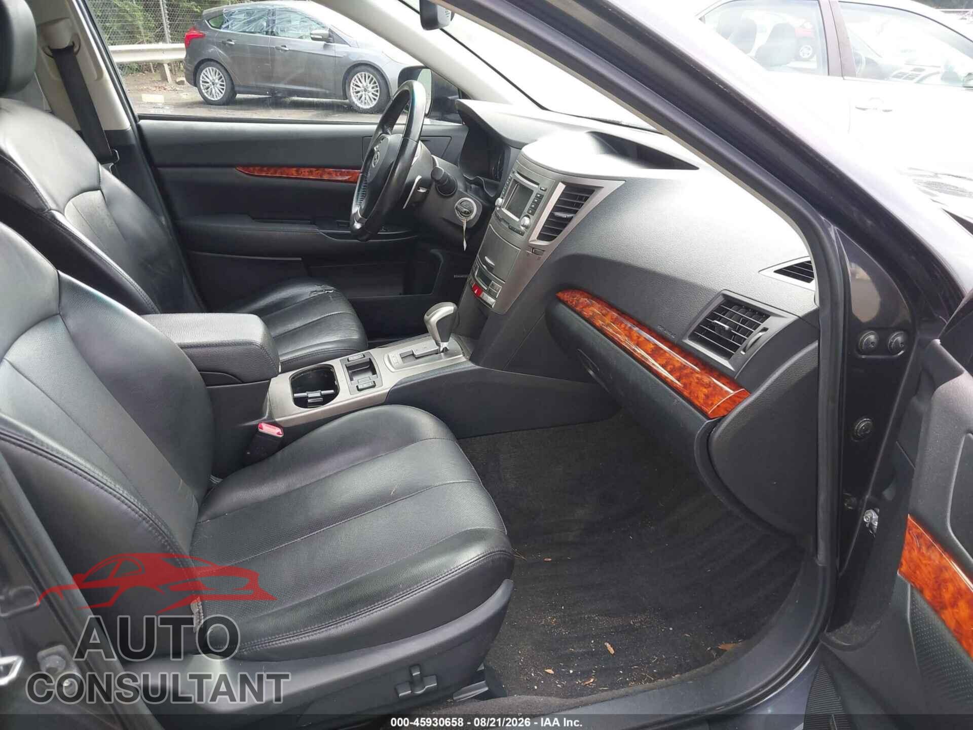SUBARU OUTBACK 2012 - 4S4BRBKC0C3202529