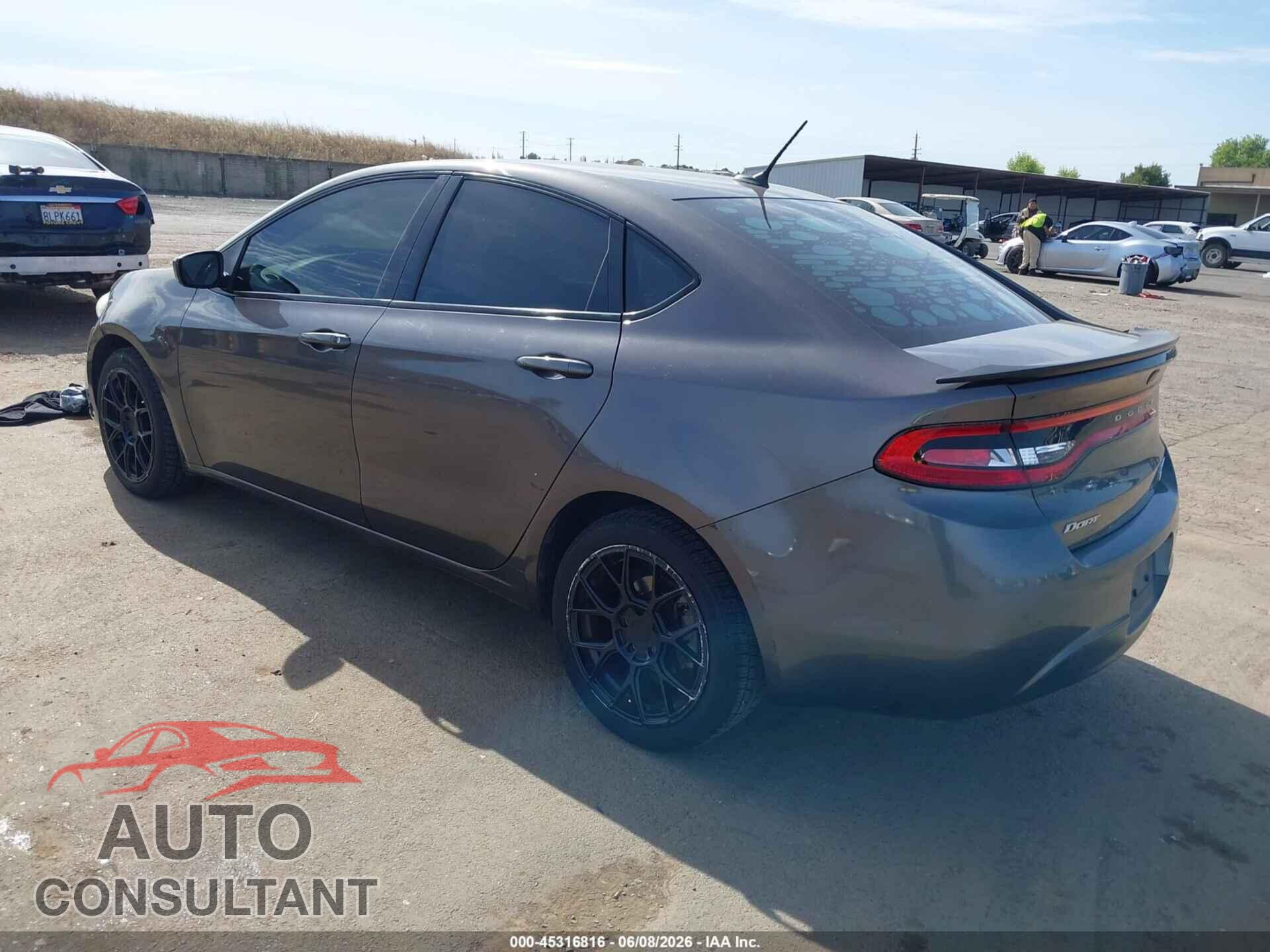 DODGE DART 2015 - 1C3CDFDH5FD422680